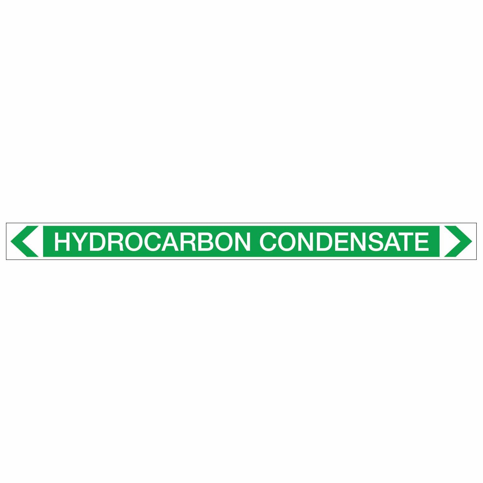 Water - Hydrocarbon Condensate - Pipe Marker Sticker - New Signs