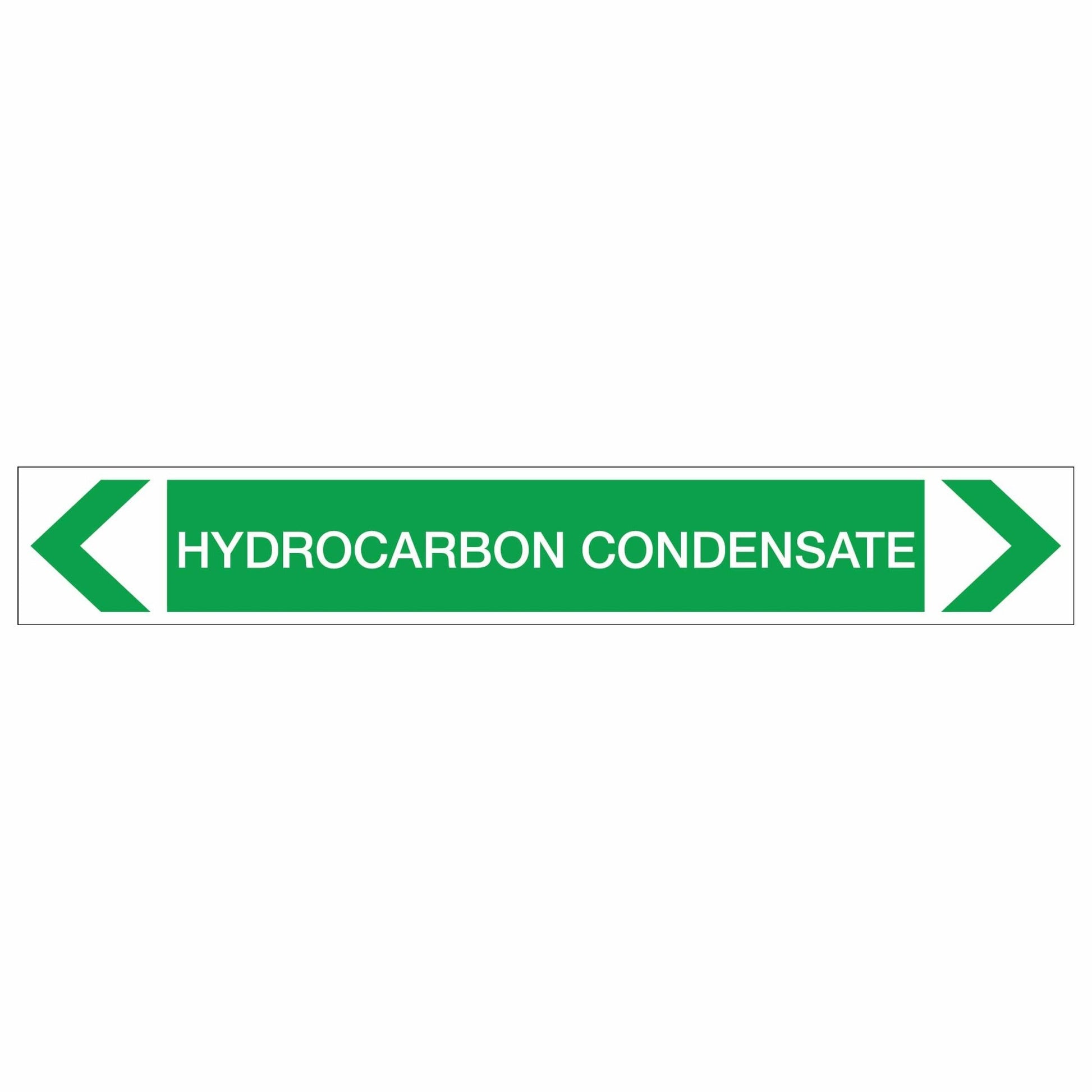 Water - Hydrocarbon Condensate - Pipe Marker Sticker - New Signs