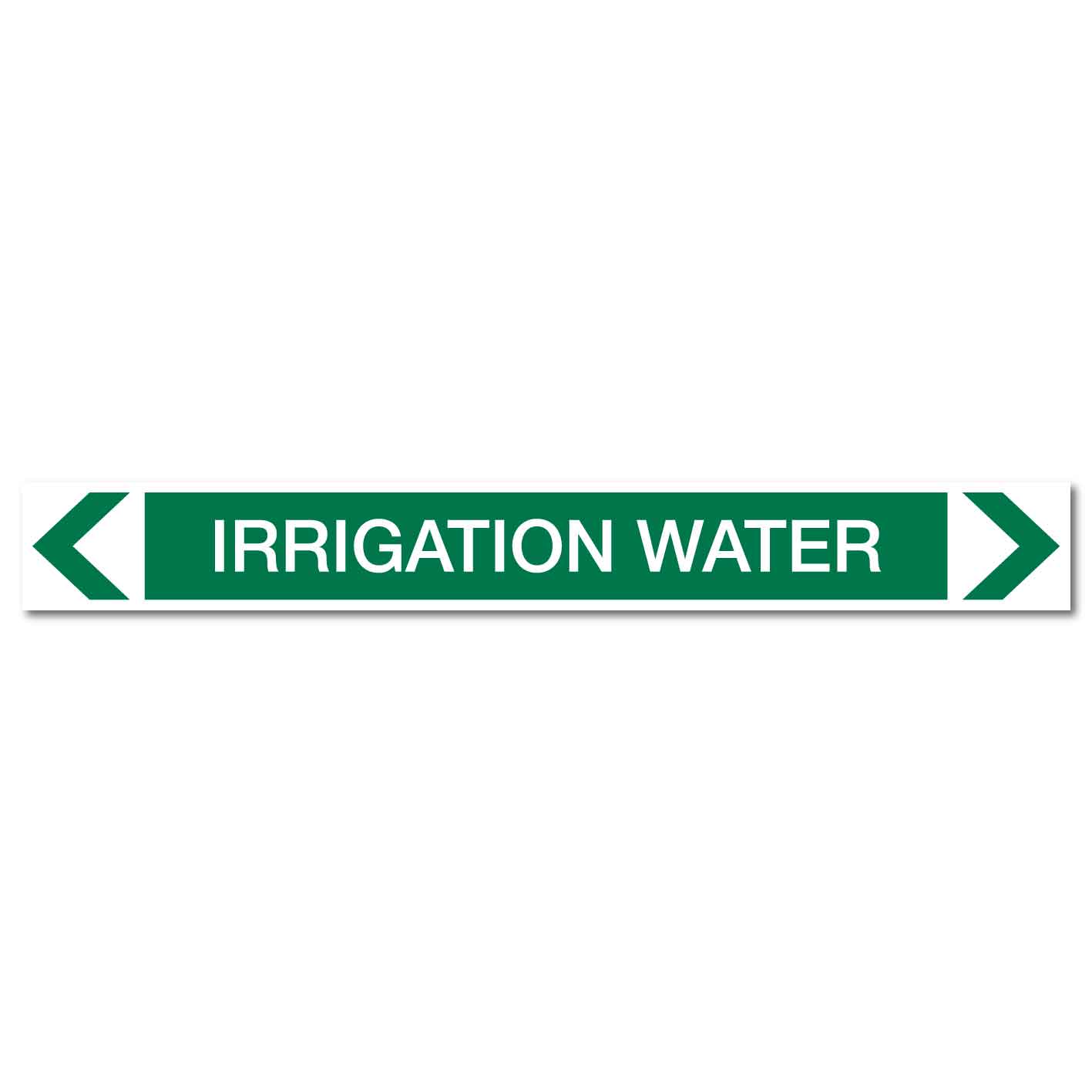Water - Irrigation Water - Pipe Marker Sticker - New Signs