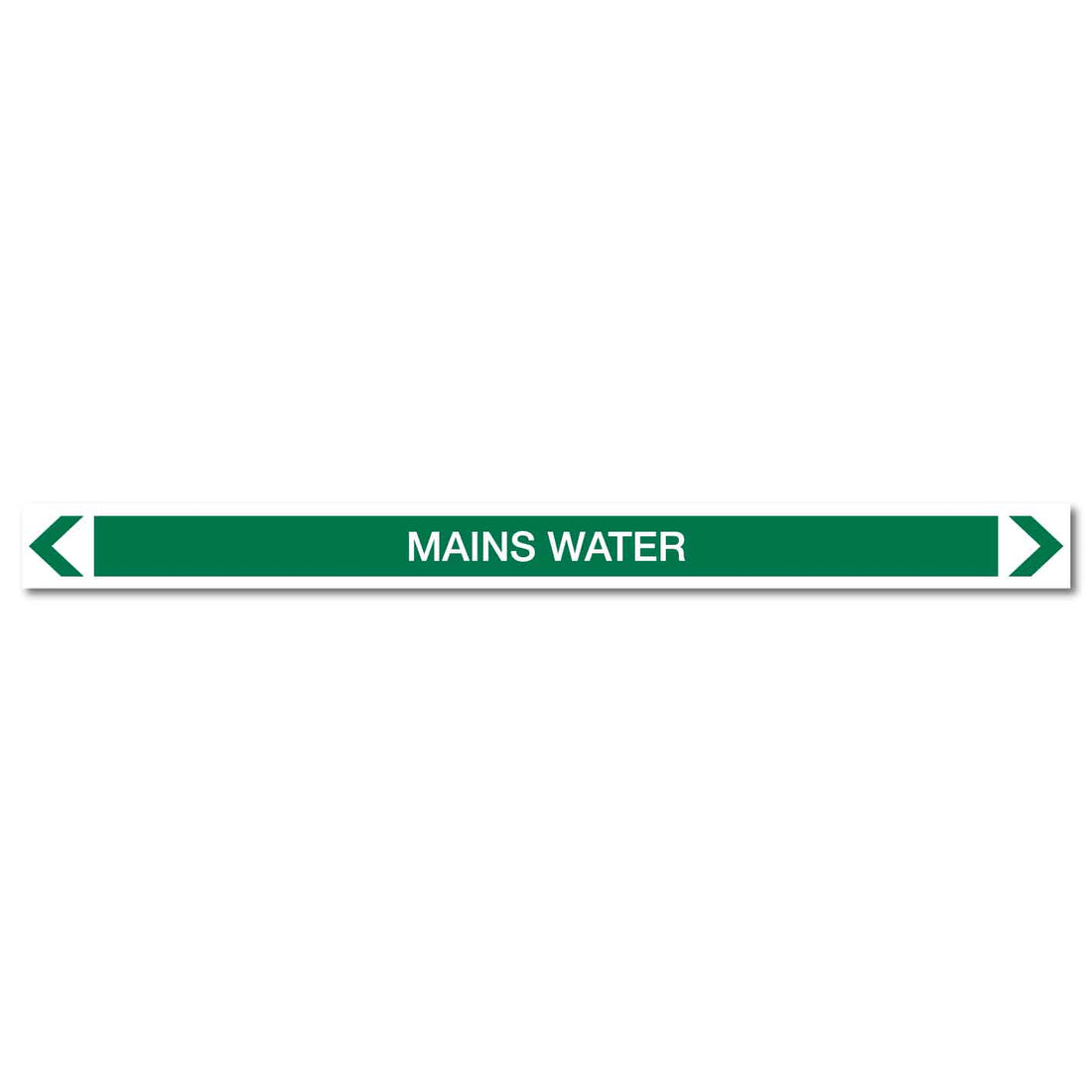 Water - Mains Water - Pipe Marker Sticker – New Signs
