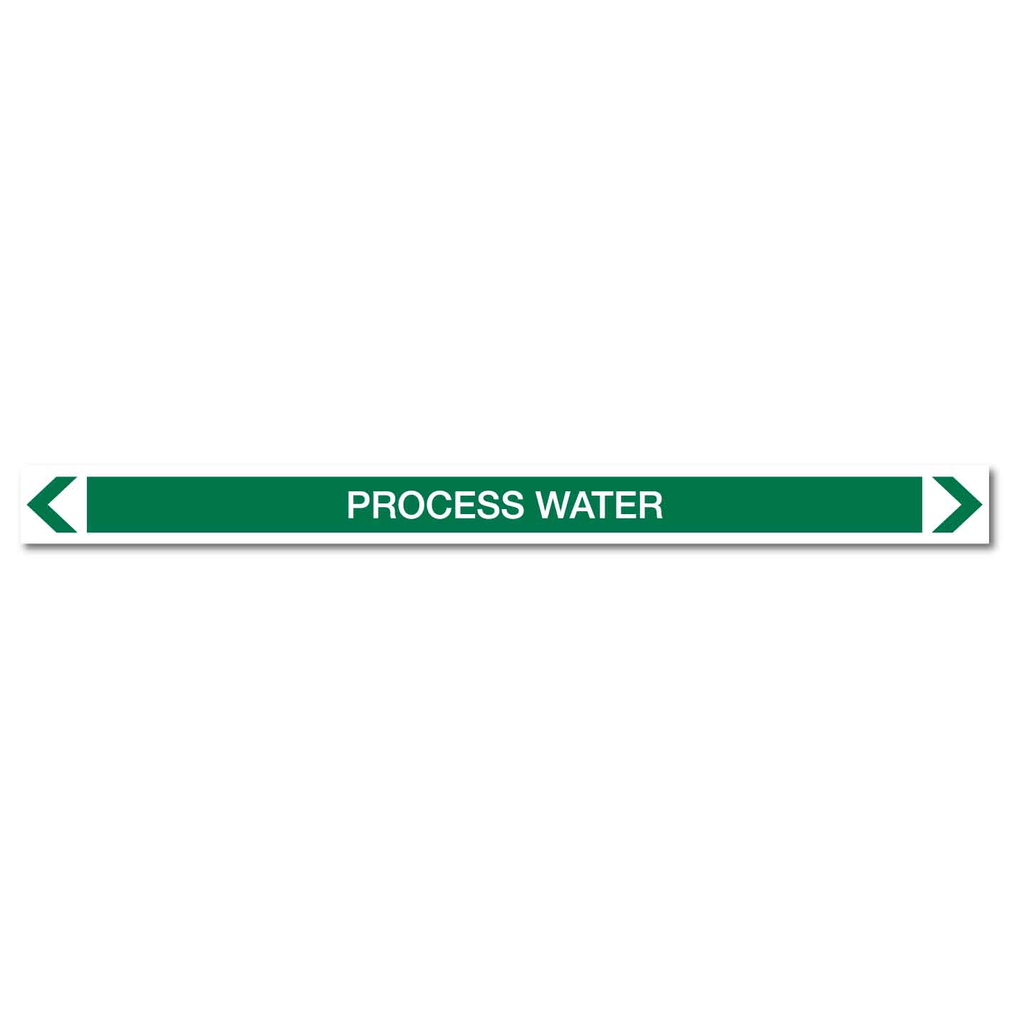 Process Water Above Sign Water - Process Water - Pipe Marker Sticker – New Signs
