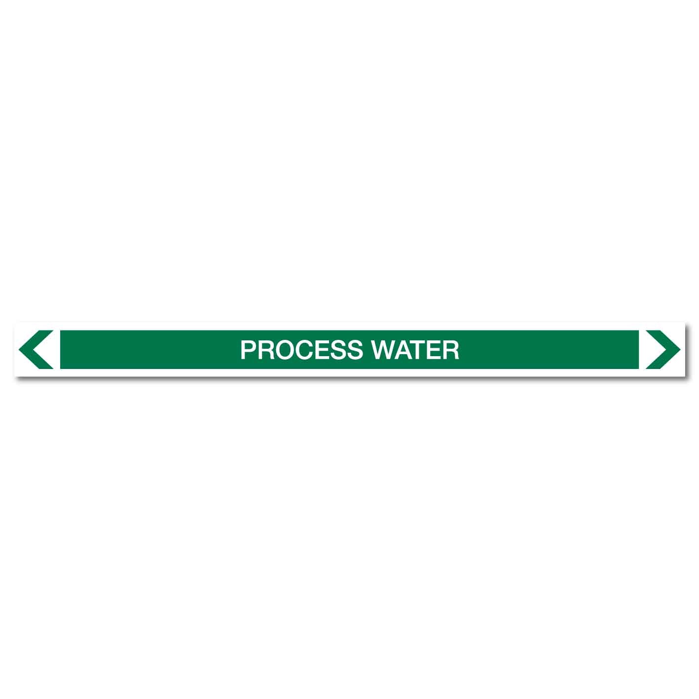 Water - Process Water - Pipe Marker Sticker - New Signs