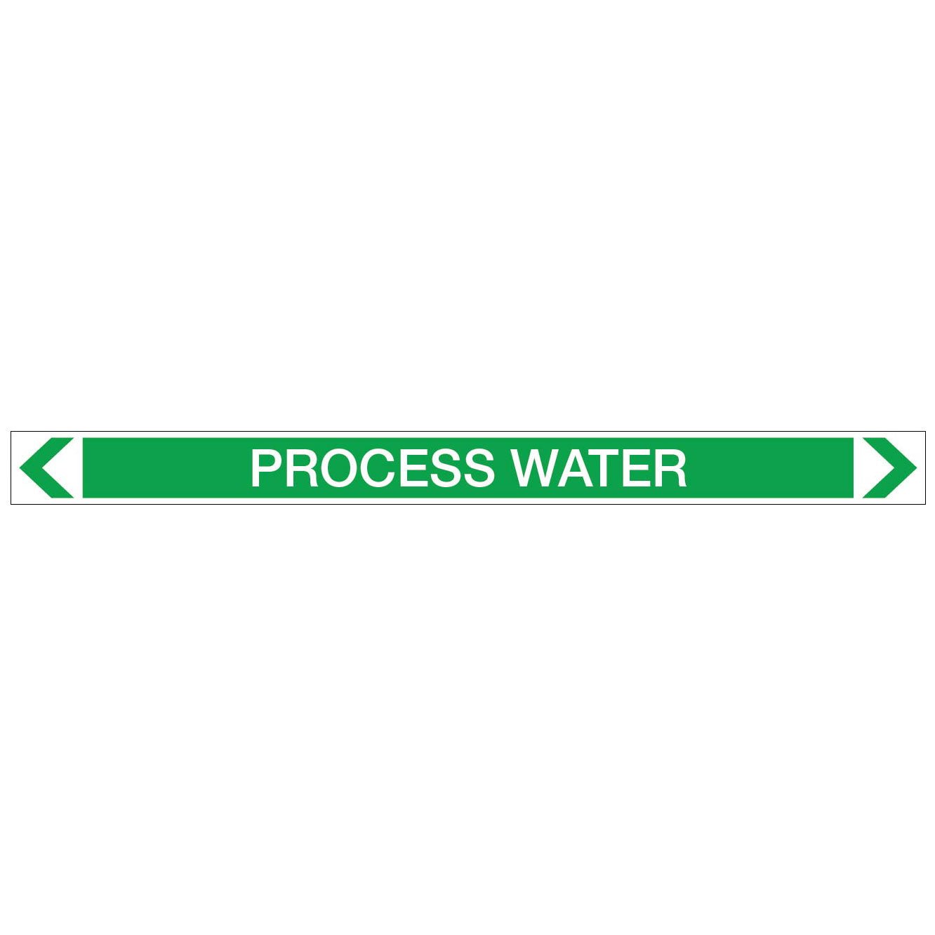 Water - Process Water - Pipe Marker Sticker - New Signs