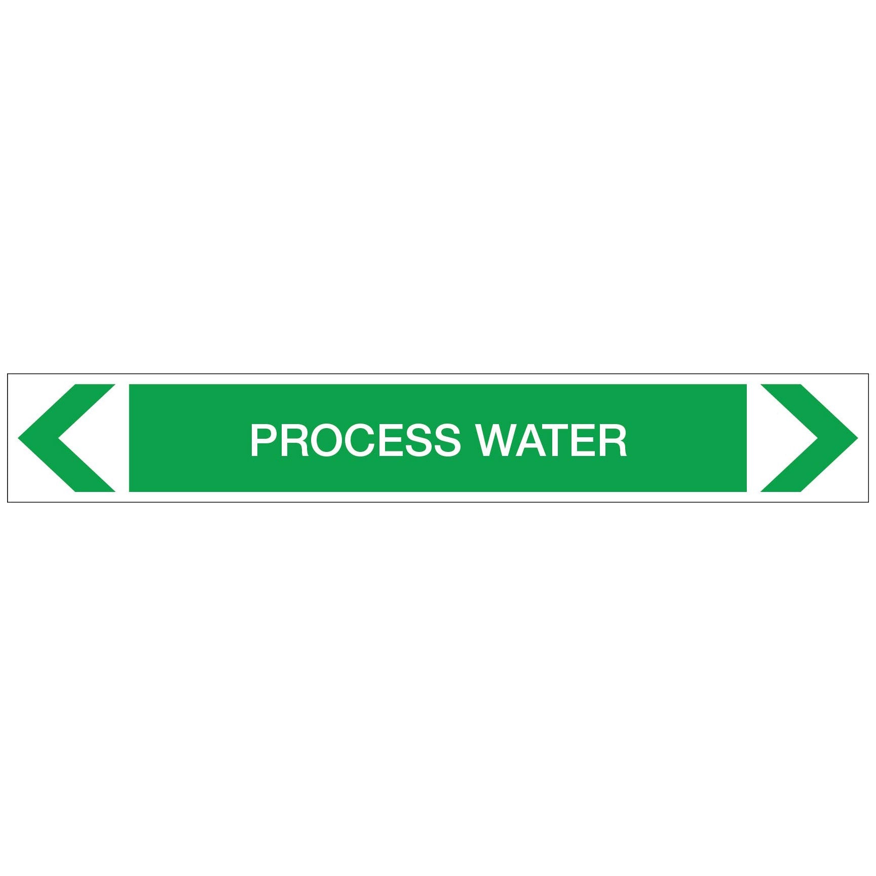 Water - Process Water - Pipe Marker Sticker - New Signs