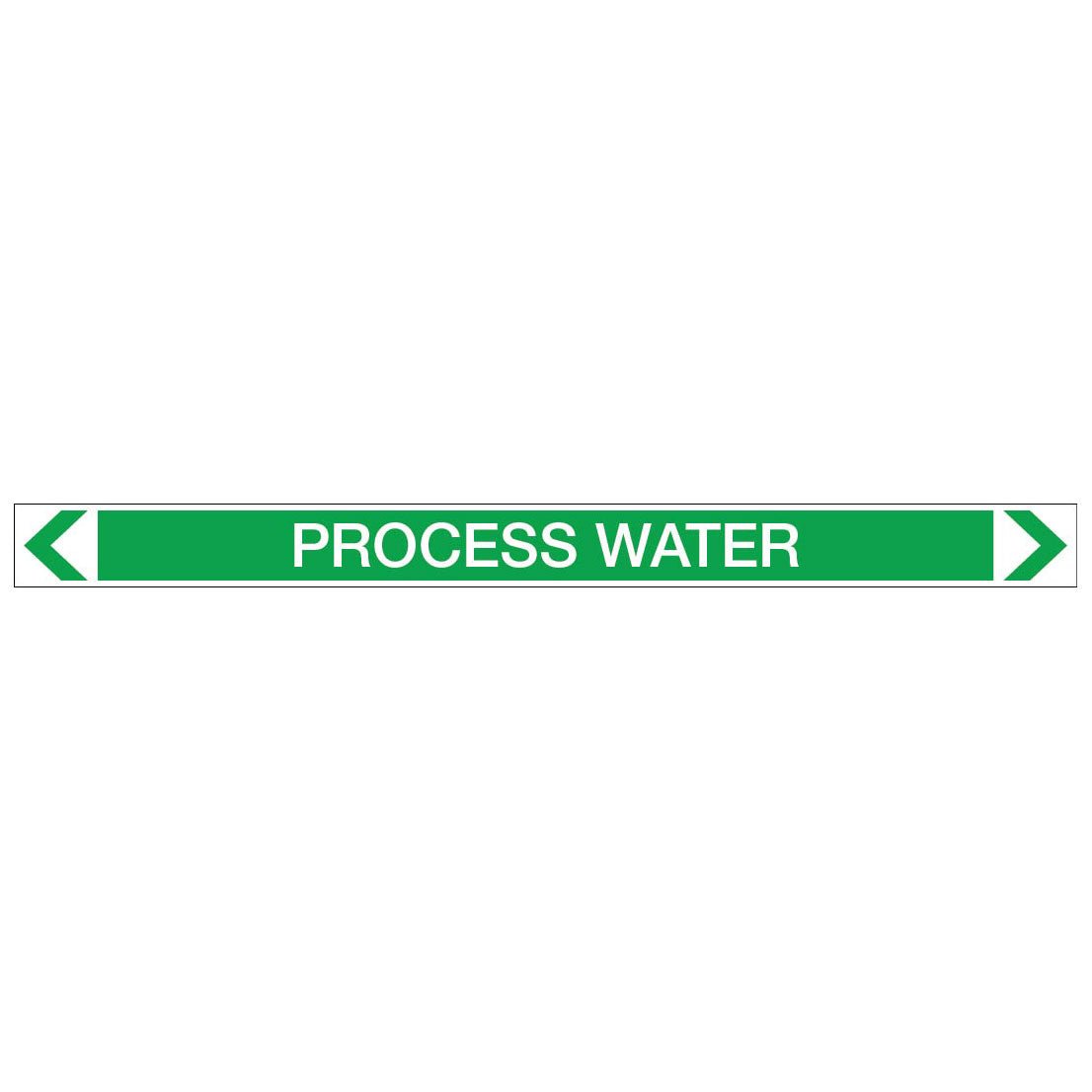 Water - Process Water - Pipe Marker Sticker - New Signs