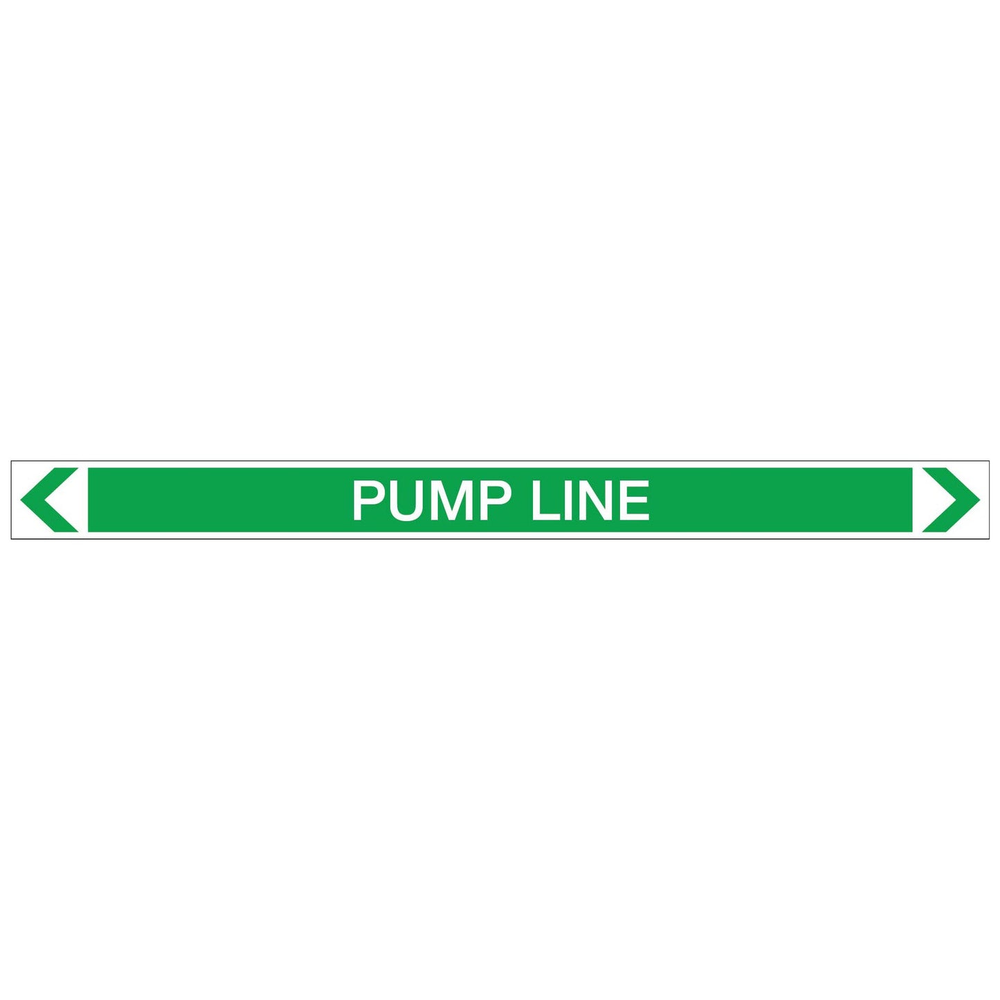 Water - Pump Line - Pipe Marker Sticker - New Signs