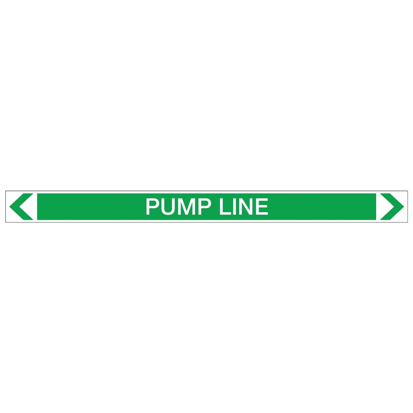 Water - Pump Line - Pipe Marker Sticker - New Signs