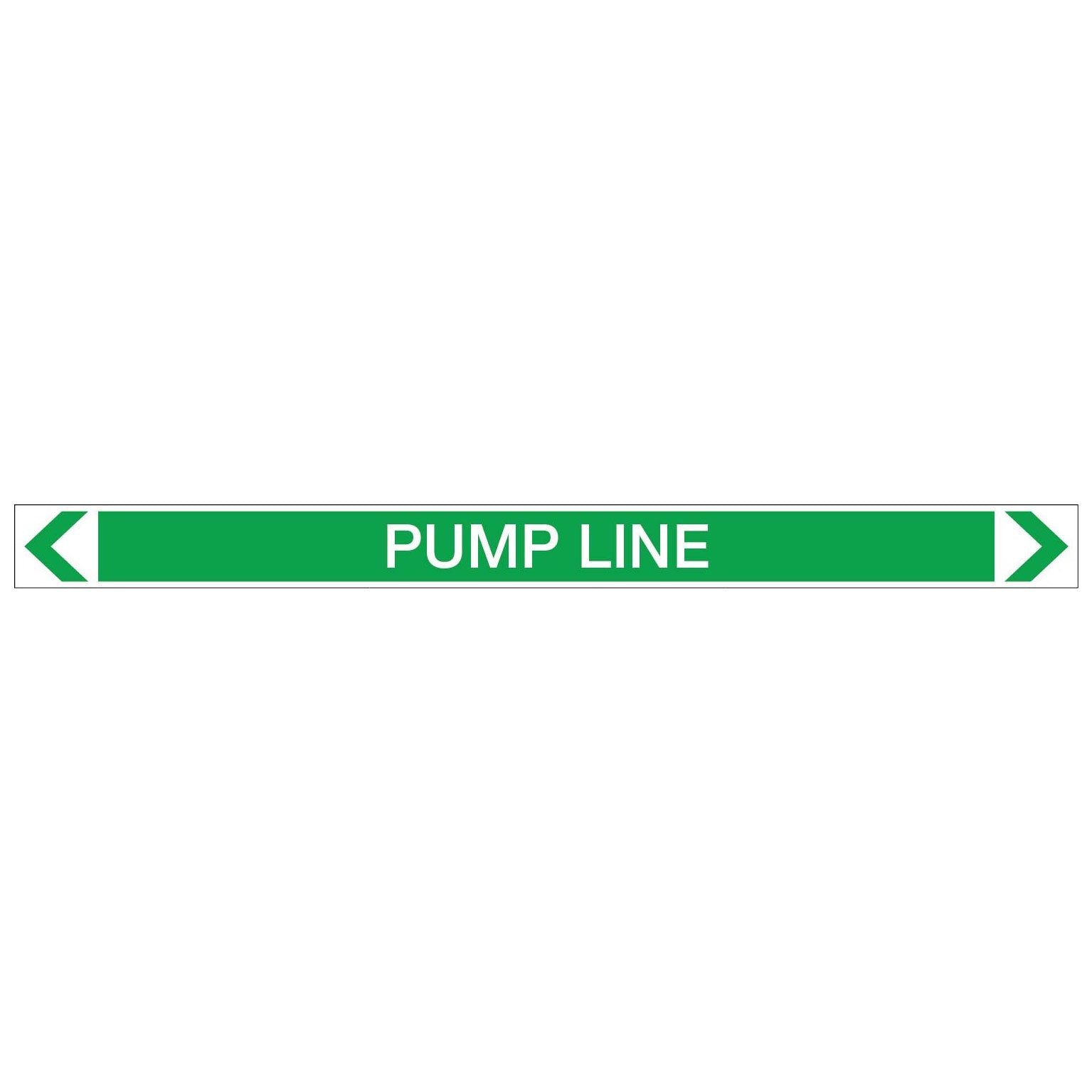 Water - Pump Line - Pipe Marker Sticker - New Signs