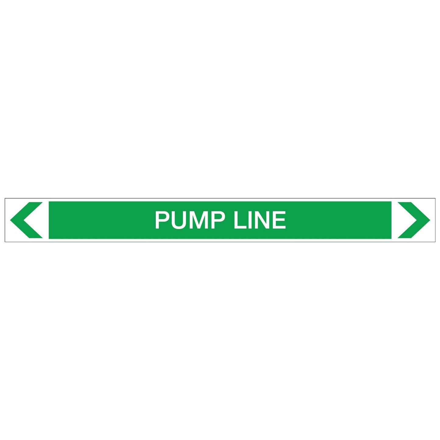 Water - Pump Line - Pipe Marker Sticker - New Signs