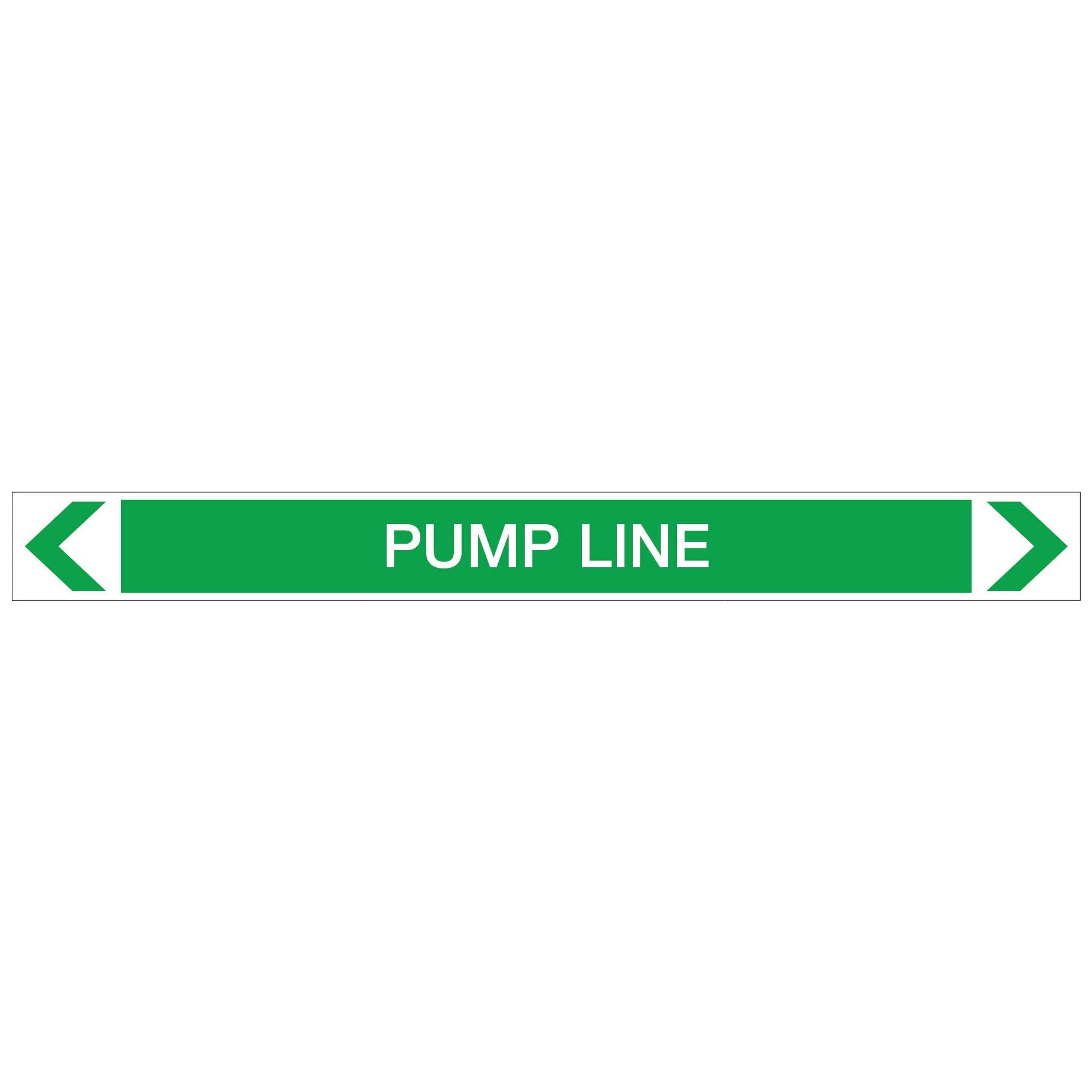 Water - Pump Line - Pipe Marker Sticker - New Signs