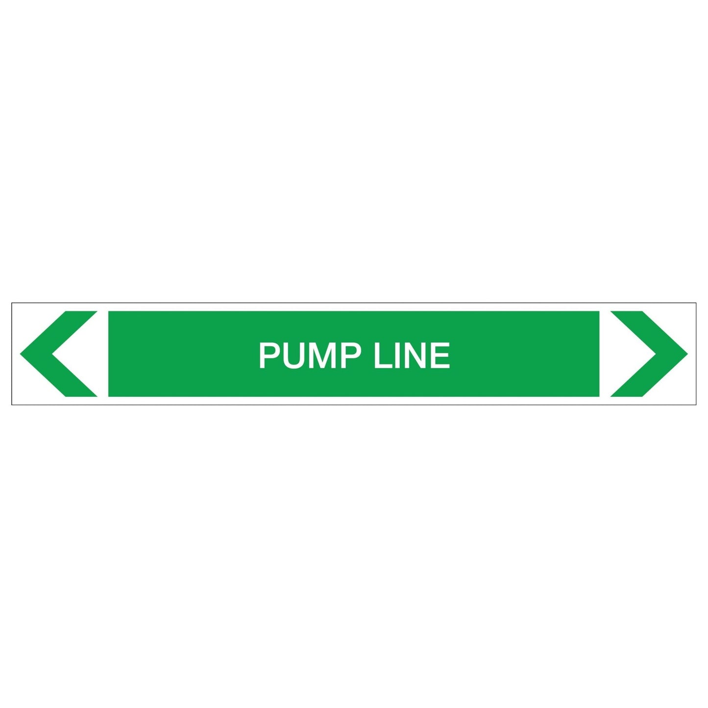 Water - Pump Line - Pipe Marker Sticker - New Signs