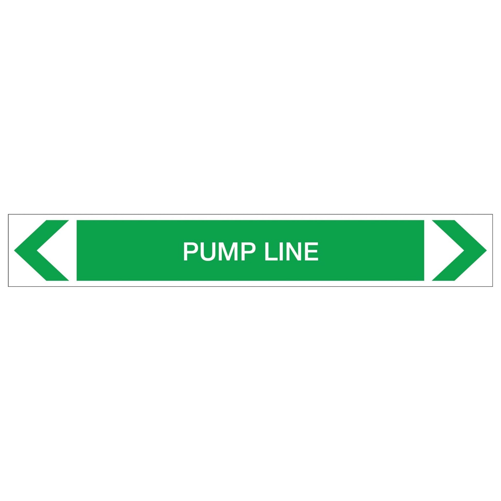 Water - Pump Line - Pipe Marker Sticker - New Signs