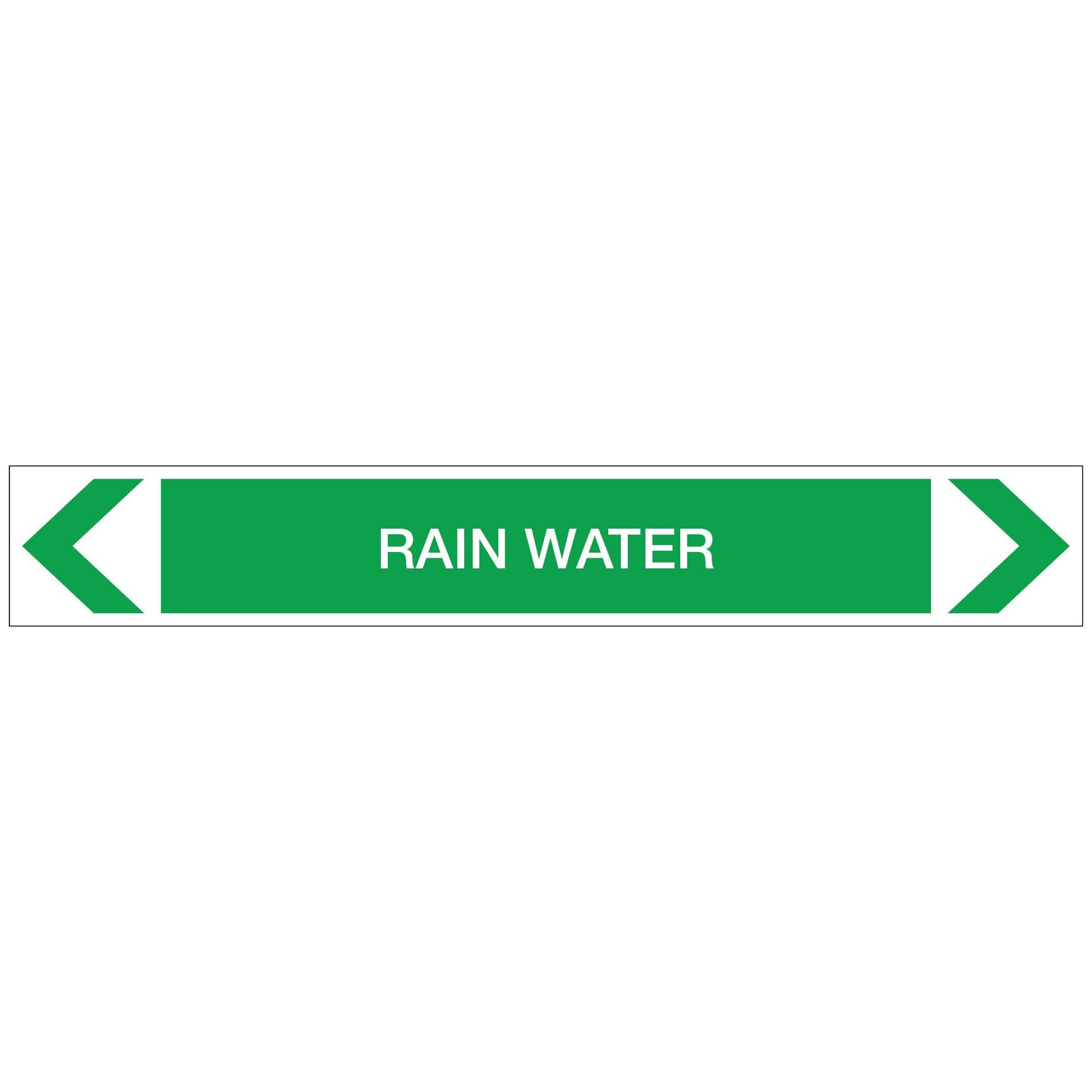Water - Rain Water - Pipe Marker Sticker - New Signs