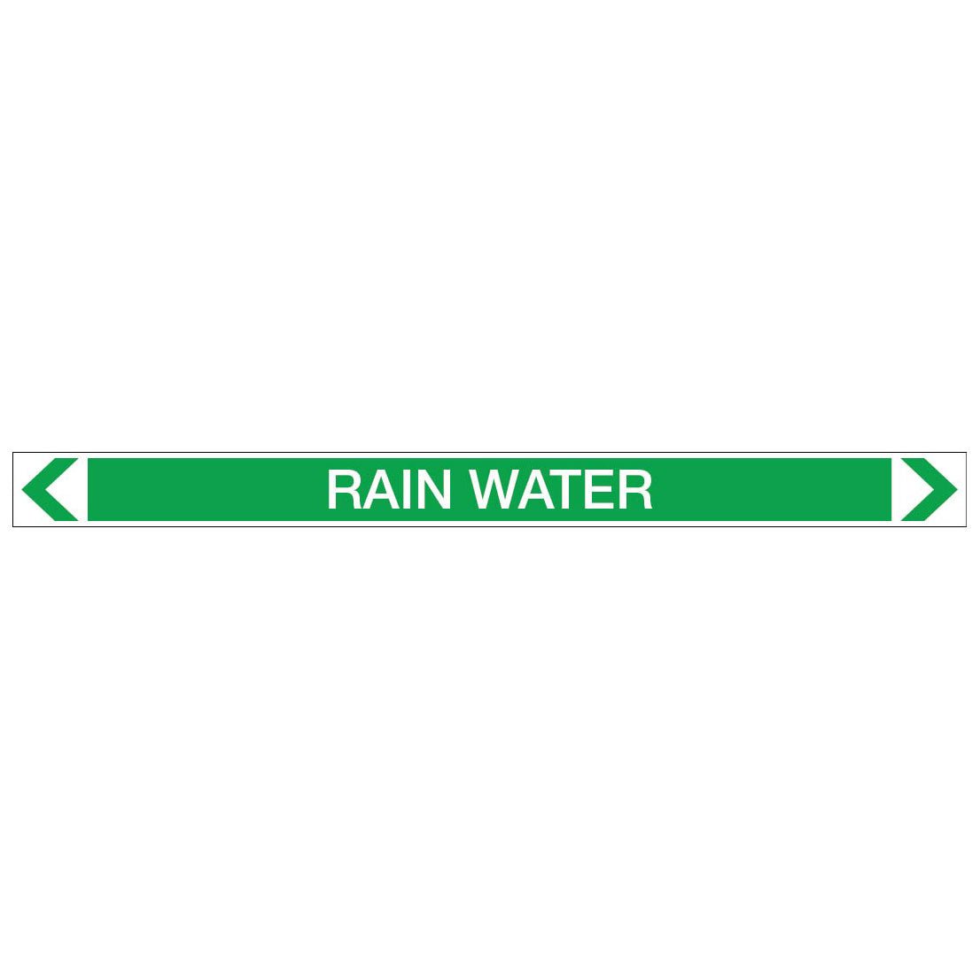 Water - Rain Water - Pipe Marker Sticker - New Signs