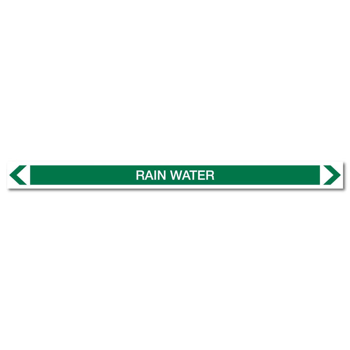 Water Connection Stickers Water - Rain Water - Pipe Marker Sticker – New Signs