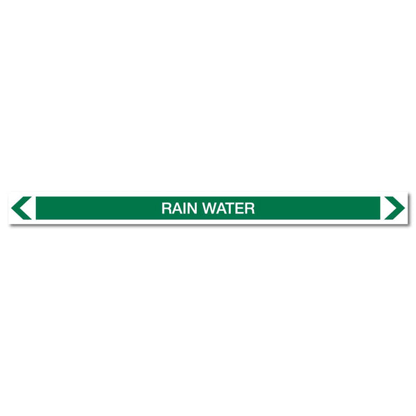 Water - Rain Water - Pipe Marker Sticker – New Signs
