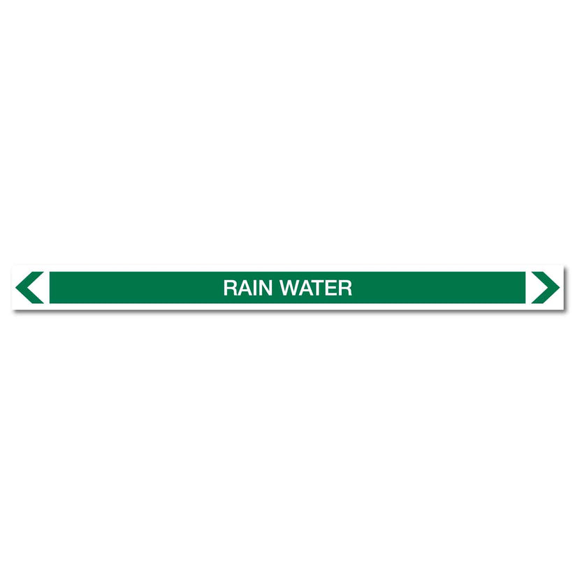 Water - Rain Water - Pipe Marker Sticker – New Signs