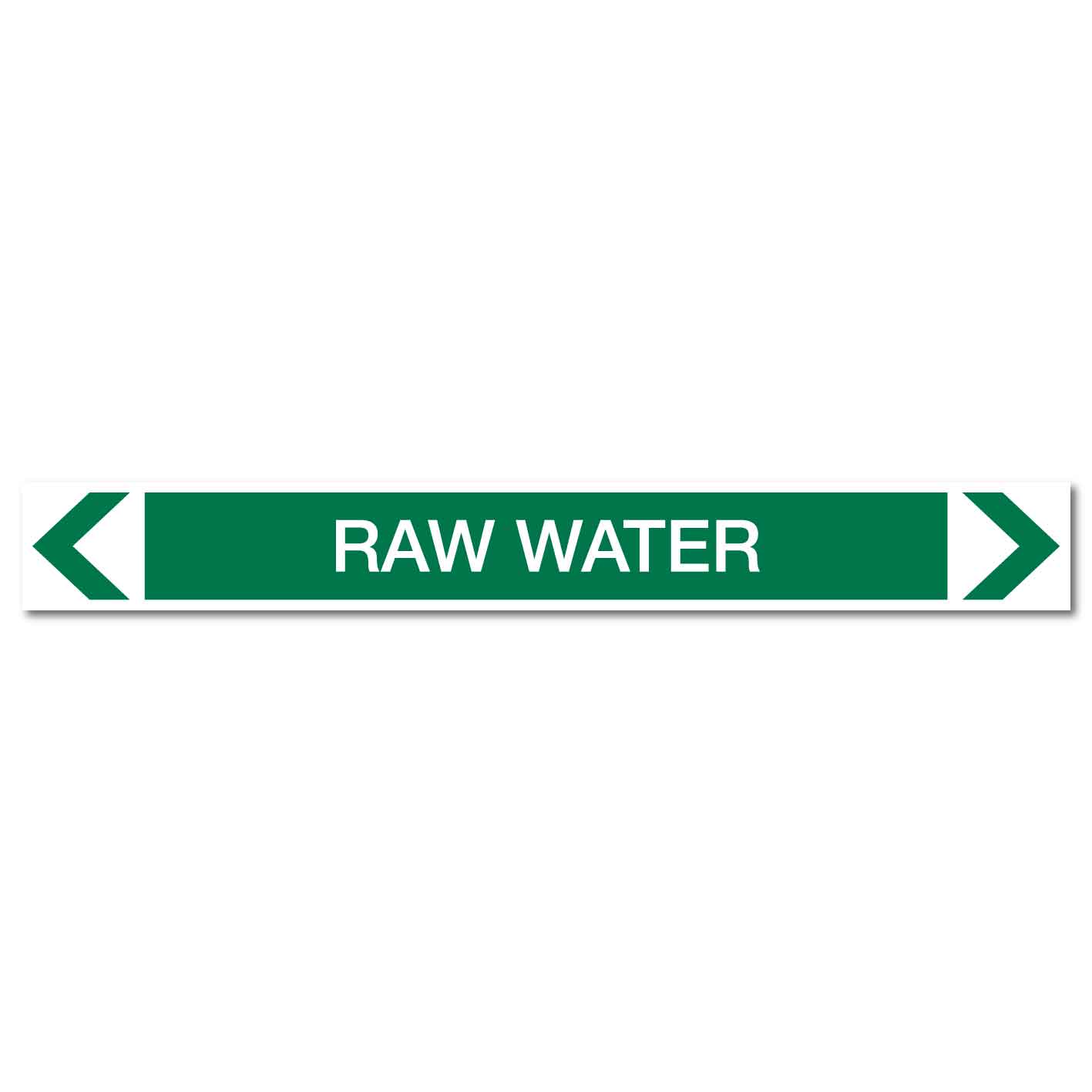 Water - Raw Water - Pipe Marker Sticker - New Signs
