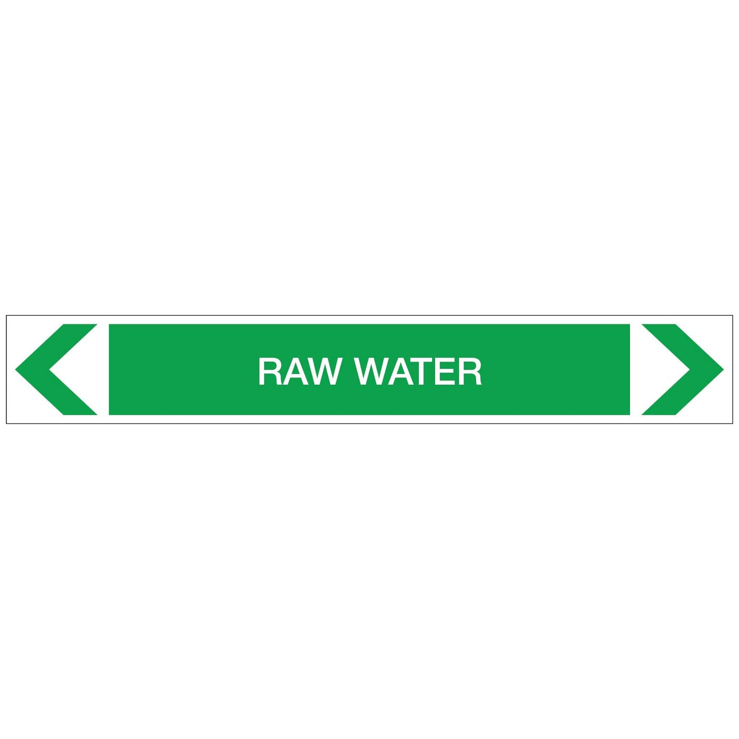 Water - Raw Water - Pipe Marker Sticker - New Signs