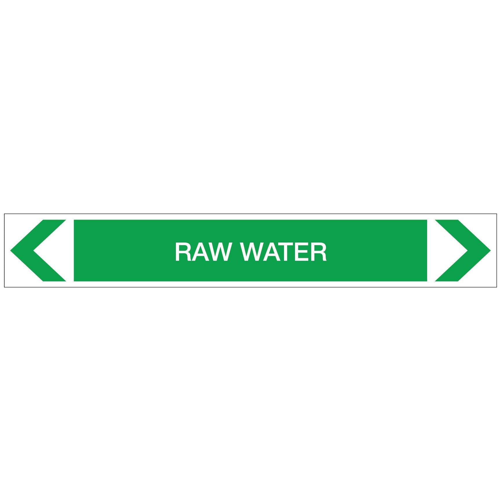 Water - Raw Water - Pipe Marker Sticker - New Signs