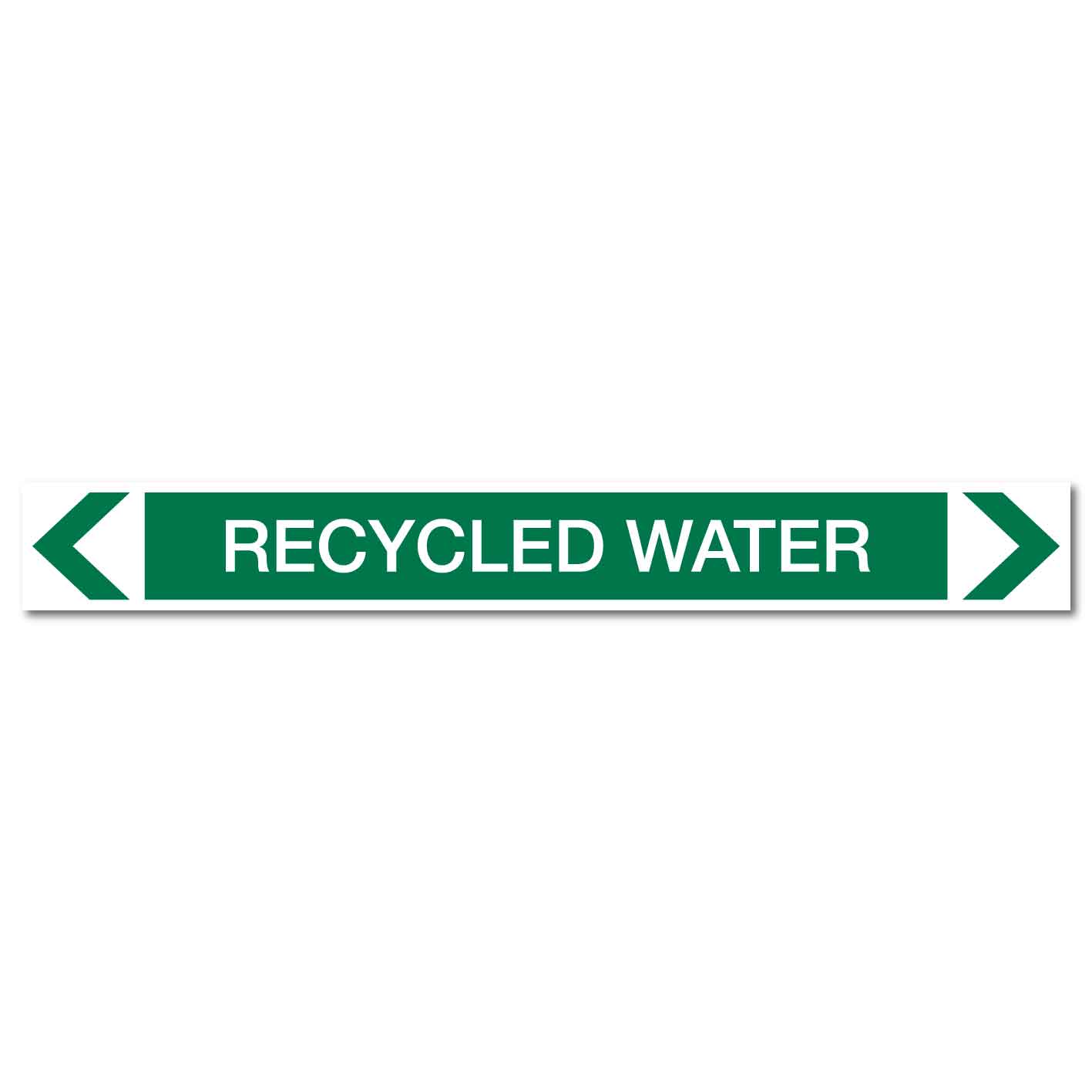 Water - Recycled Water - Pipe Marker Sticker - New Signs