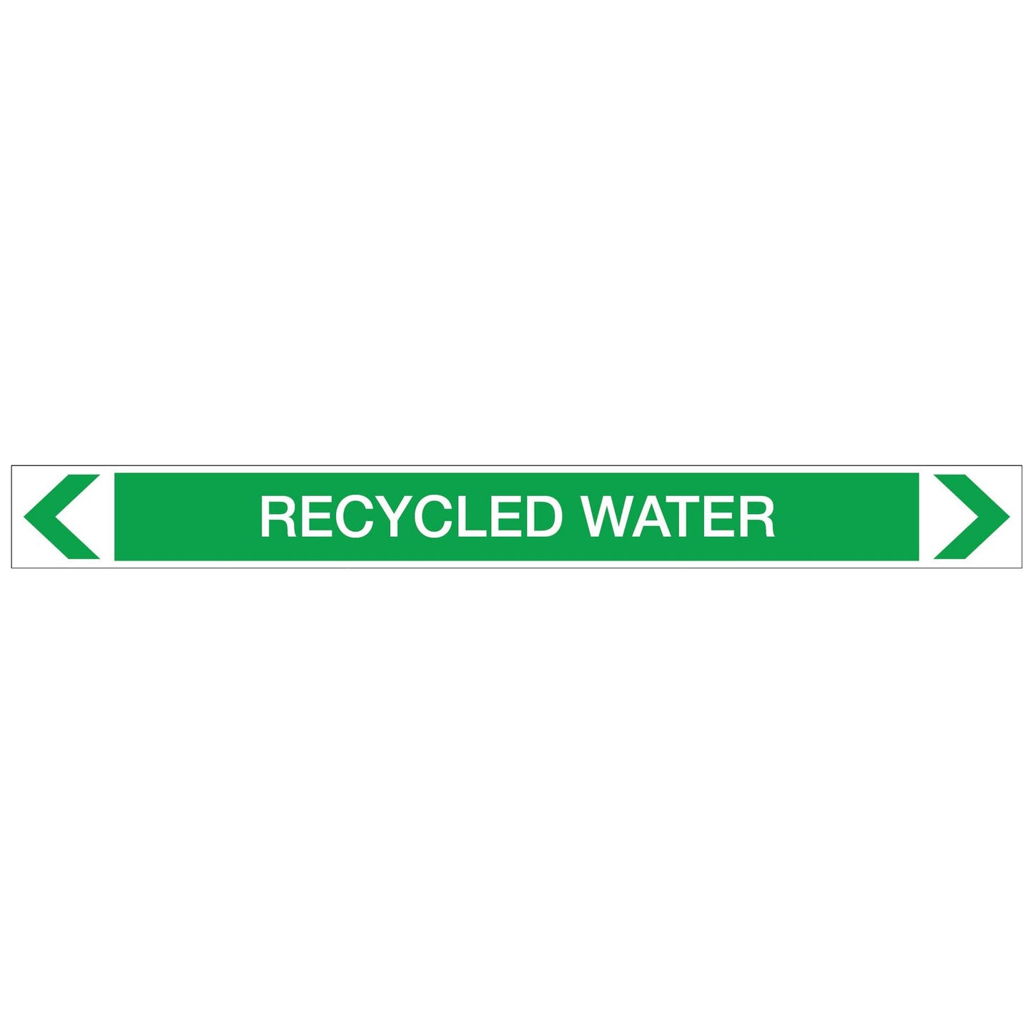 Water - Recycled Water - Pipe Marker Sticker - New Signs