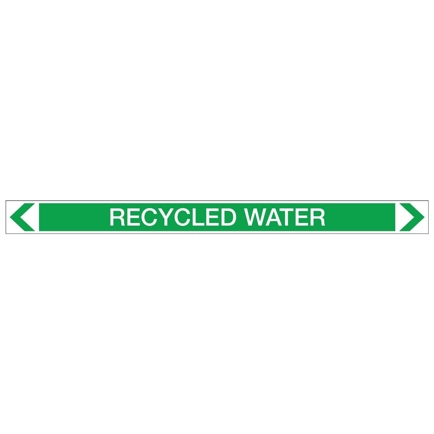 Water - Recycled Water - Pipe Marker Sticker - New Signs