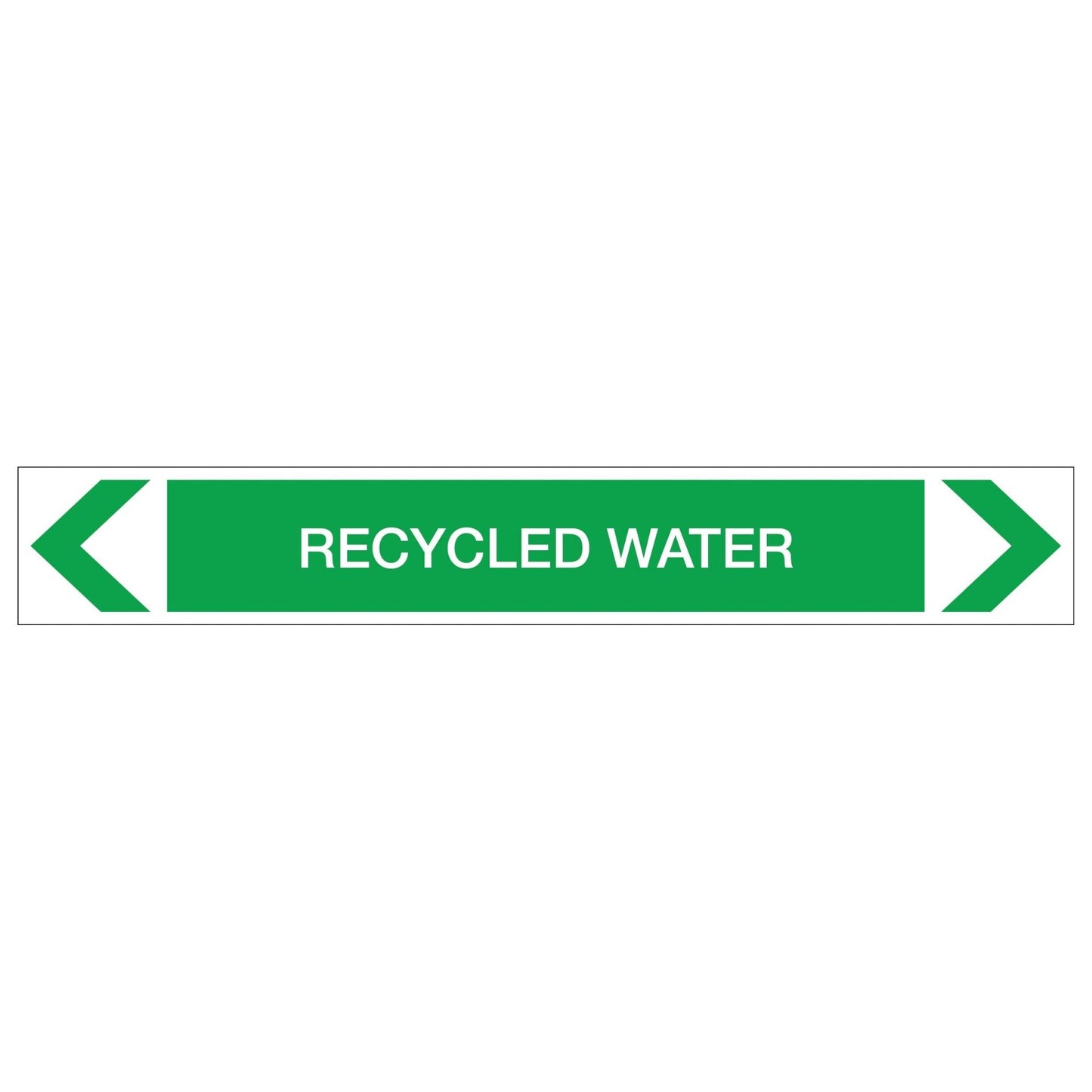 Water - Recycled Water - Pipe Marker Sticker - New Signs
