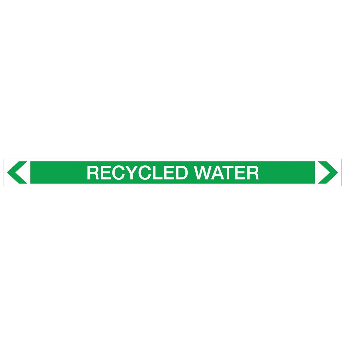 Water - Recycled Water - Pipe Marker Sticker - New Signs
