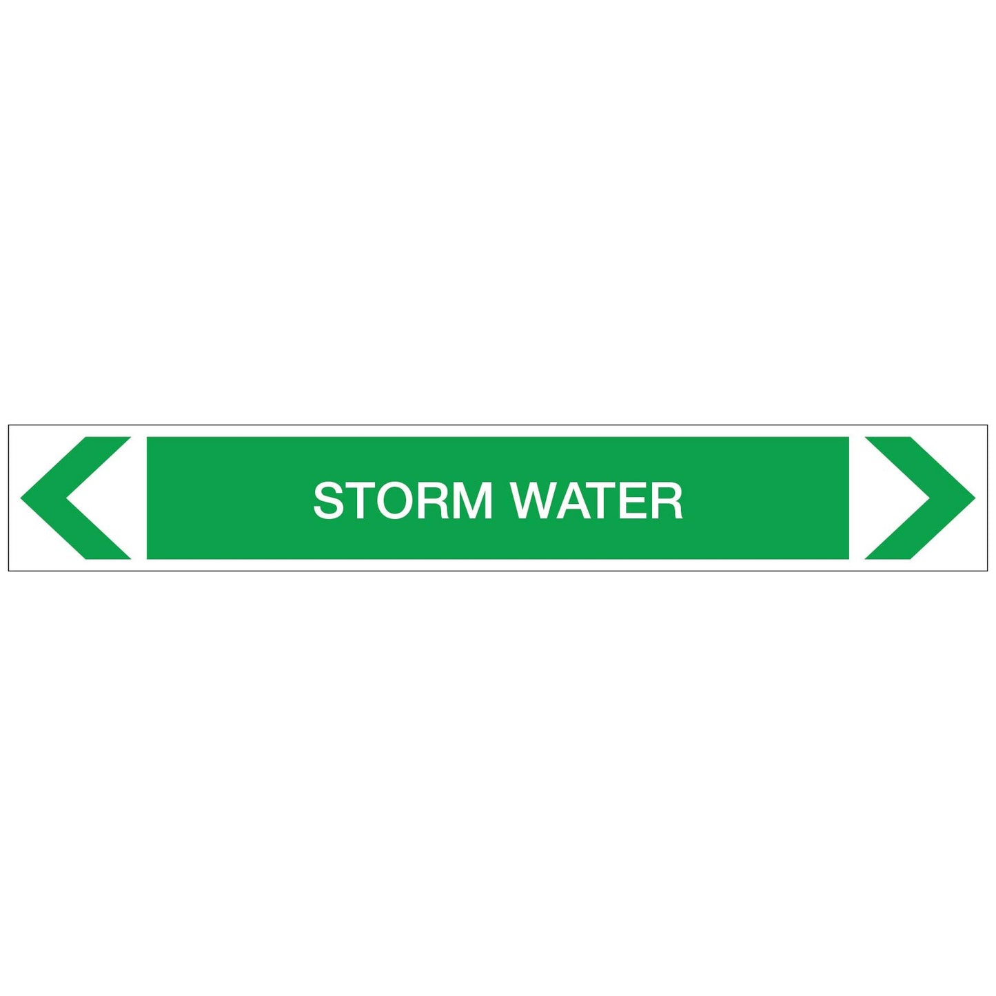 Water - Storm Water - Pipe Marker Sticker - New Signs