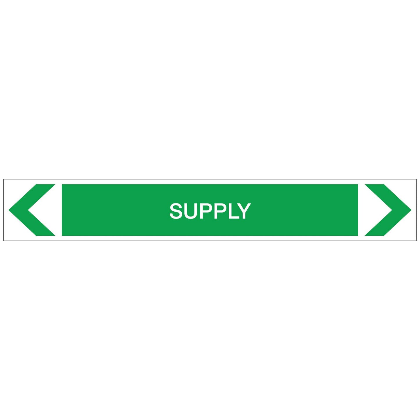 Water - Supply - Pipe Marker Sticker - New Signs