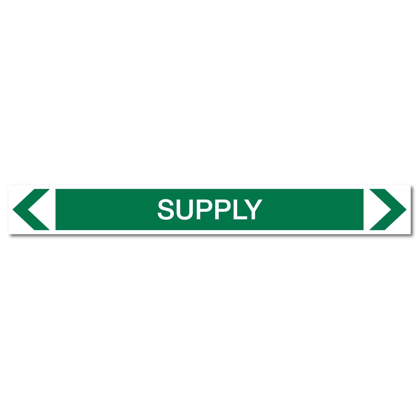 Water - Supply - Pipe Marker Sticker - New Signs