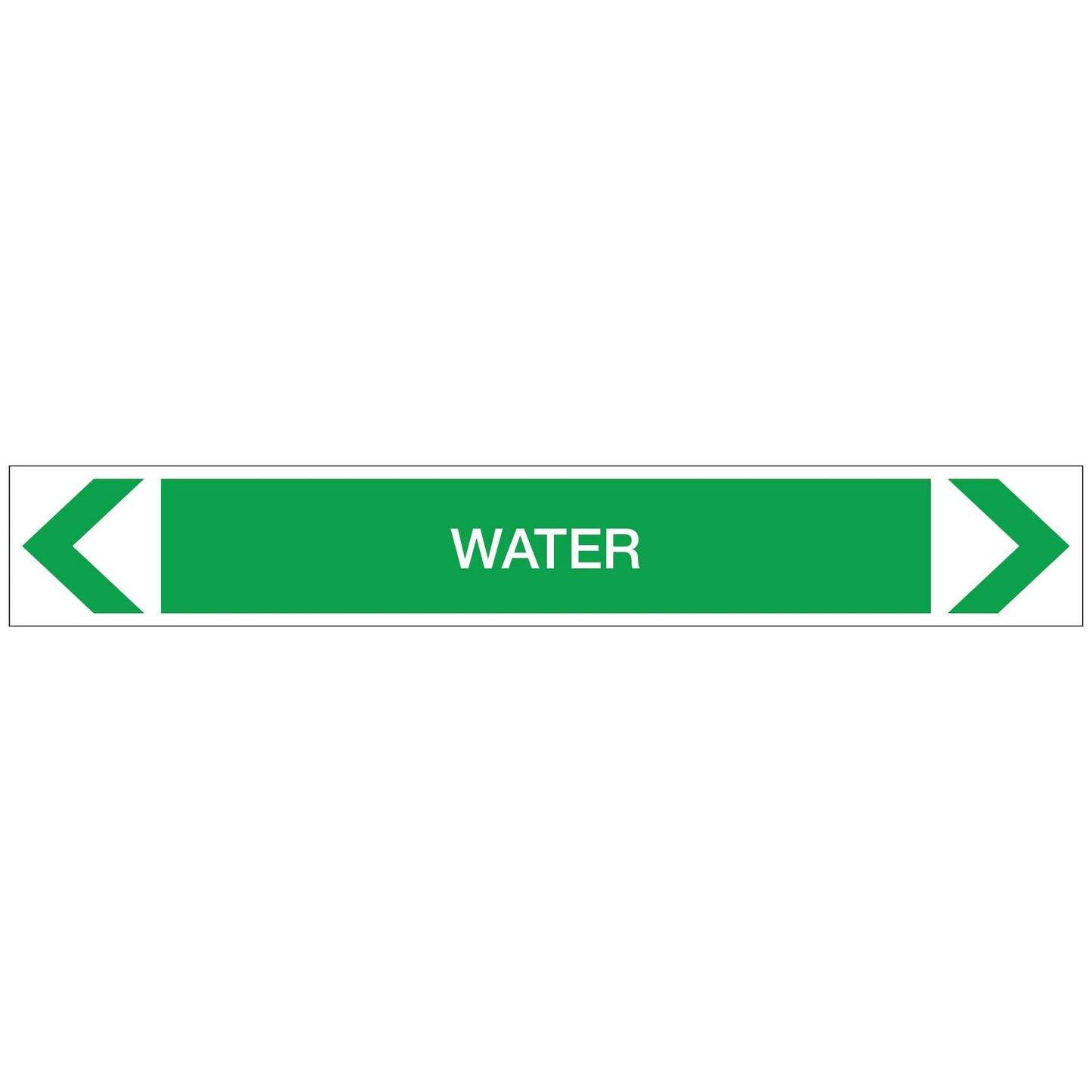Water - Water - Pipe Marker Sticker - New Signs
