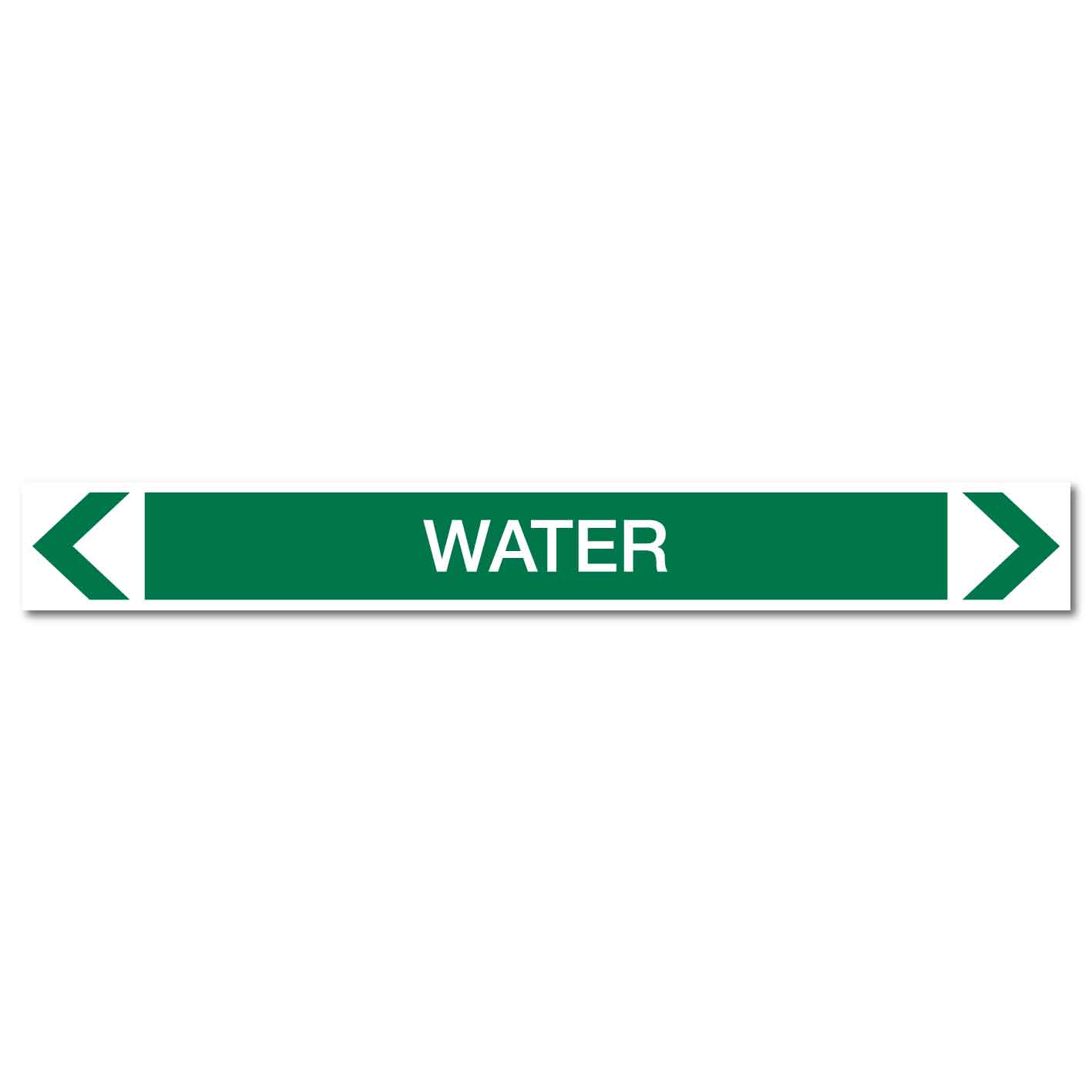 Water - Water - Pipe Marker Sticker - New Signs