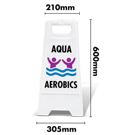 White A - Frame - Aqua Aerobics - New Signs