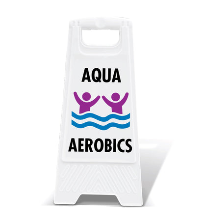 White A - Frame - Aqua Aerobics - New Signs