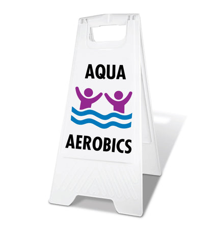 White A - Frame - Aqua Aerobics - New Signs