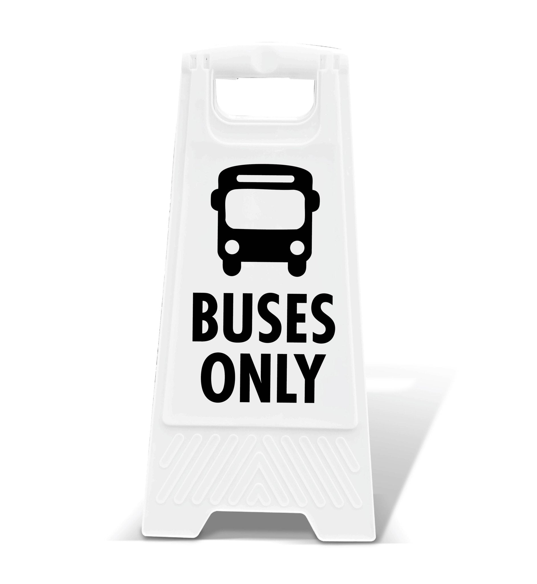 White A - Frame - Buses Only - New Signs