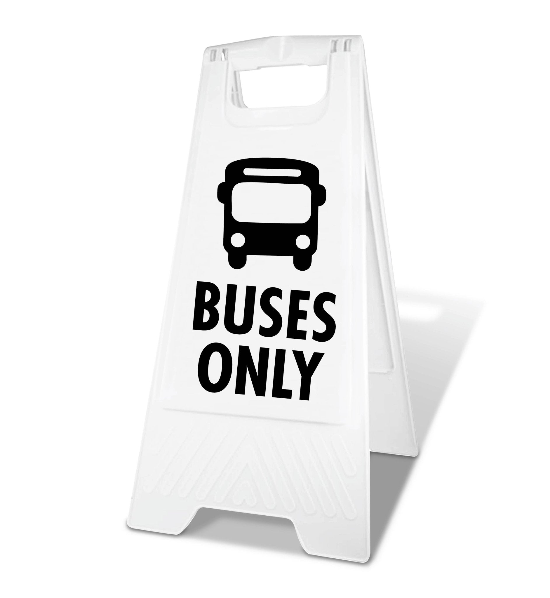 White A - Frame - Buses Only - New Signs
