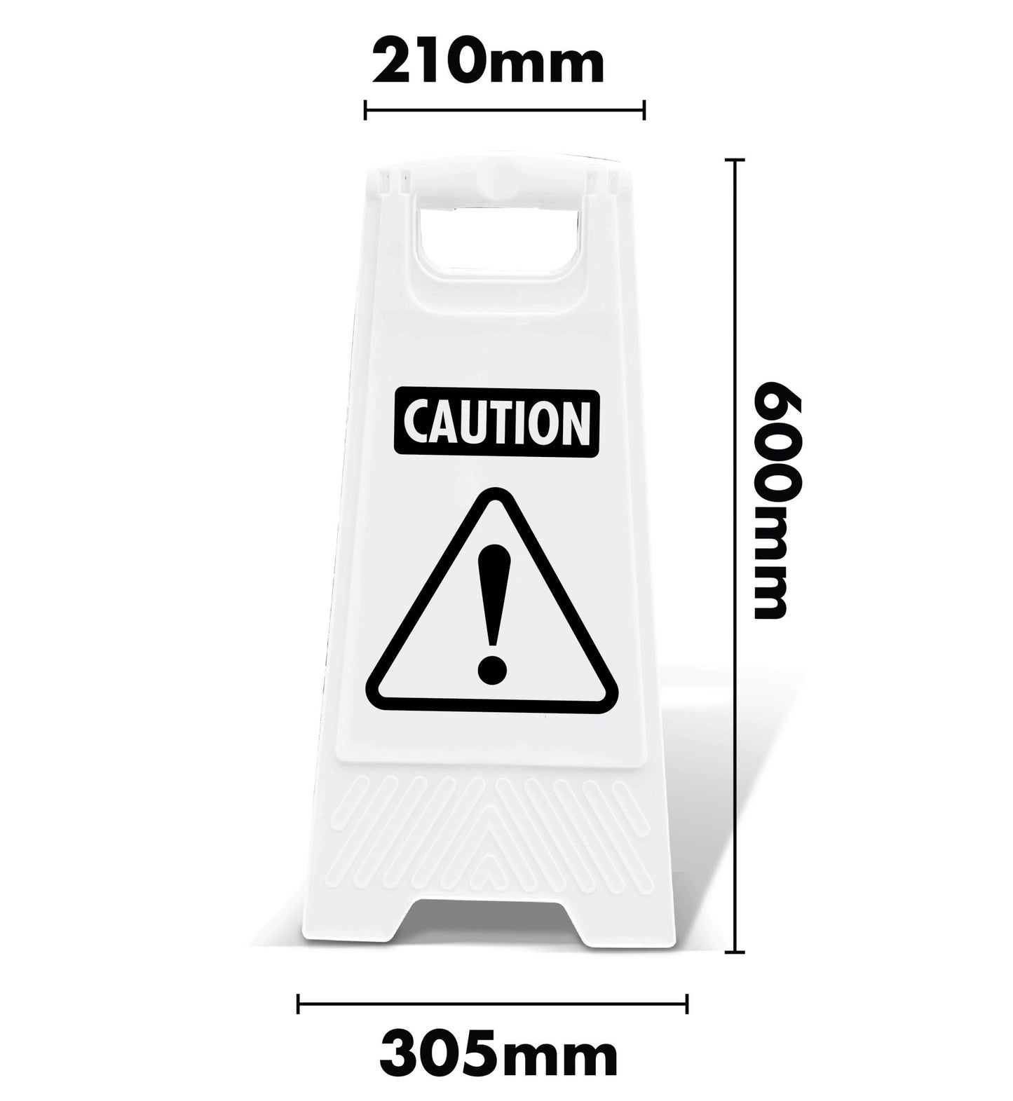 White A - Frame - Caution - New Signs
