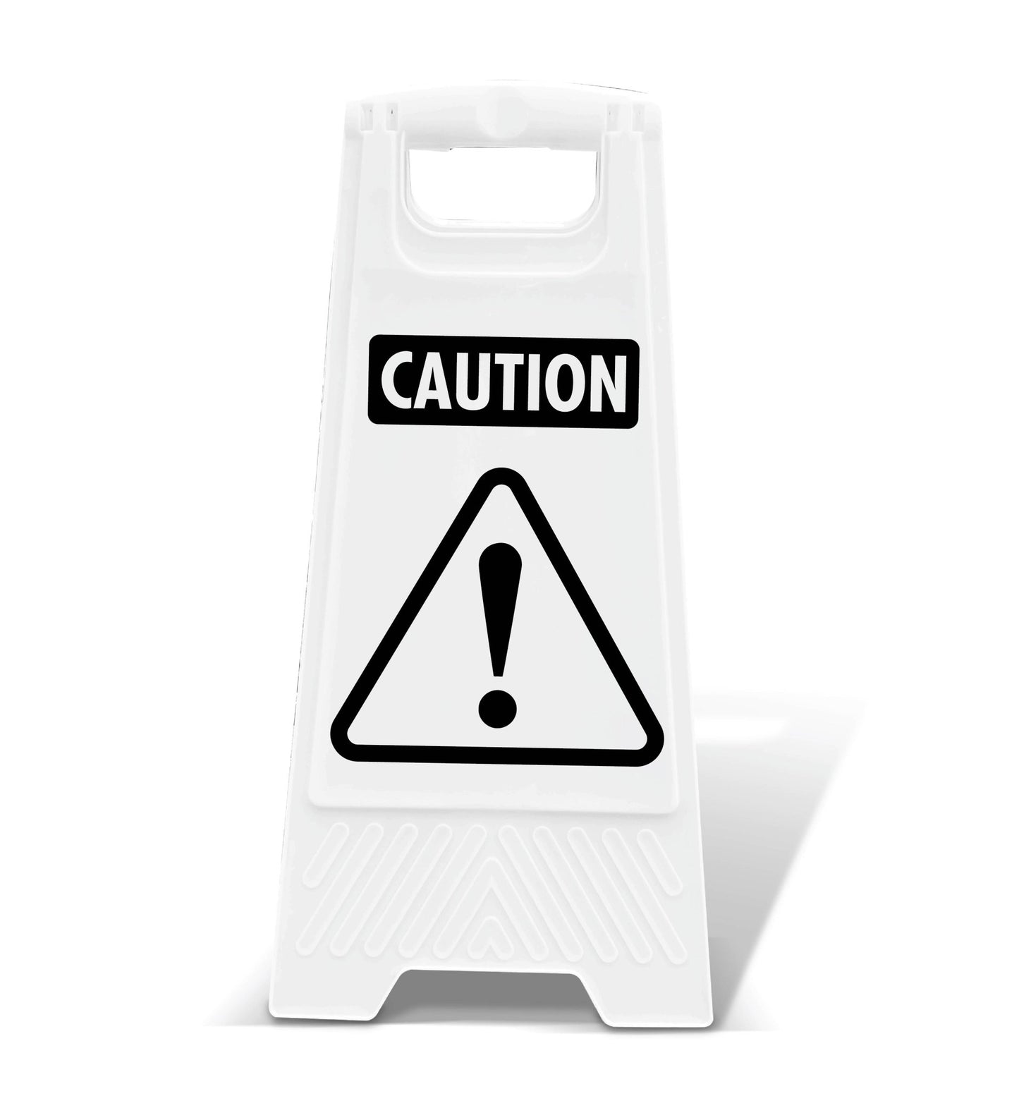 White A - Frame - Caution - New Signs