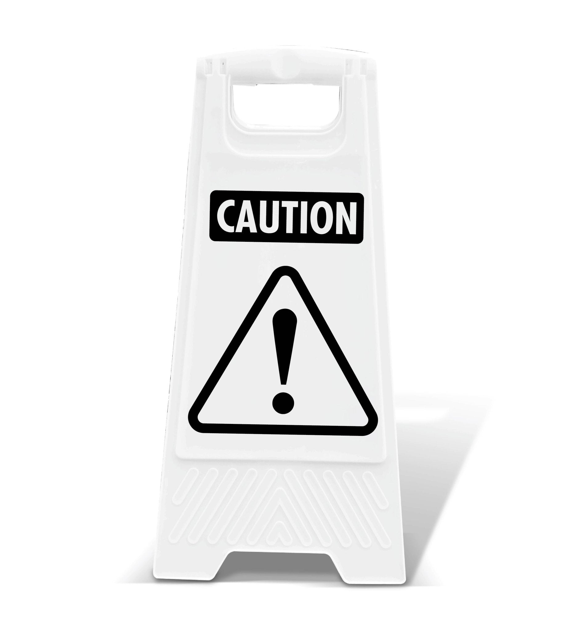 White A - Frame - Caution - New Signs