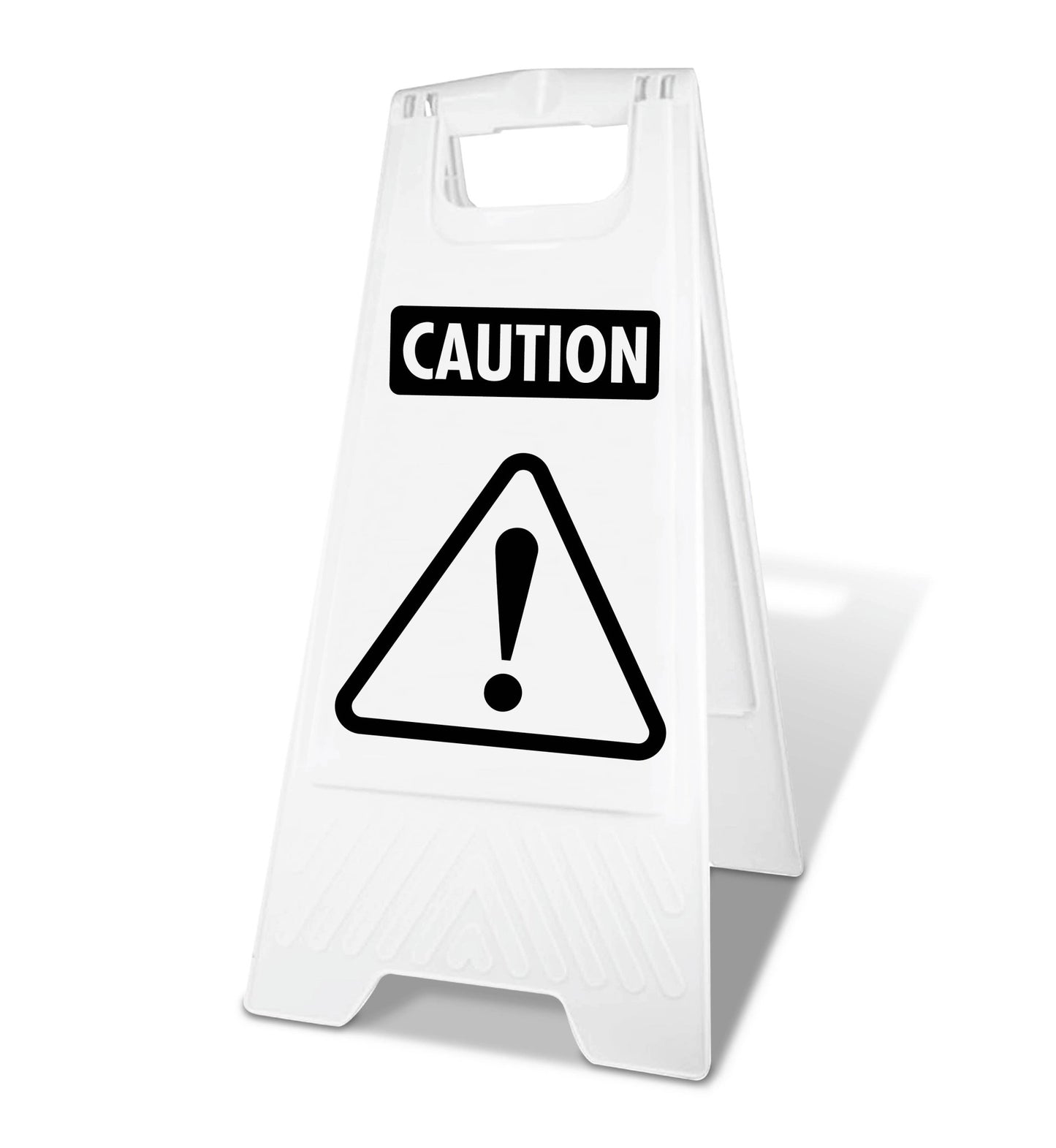 White A - Frame - Caution - New Signs
