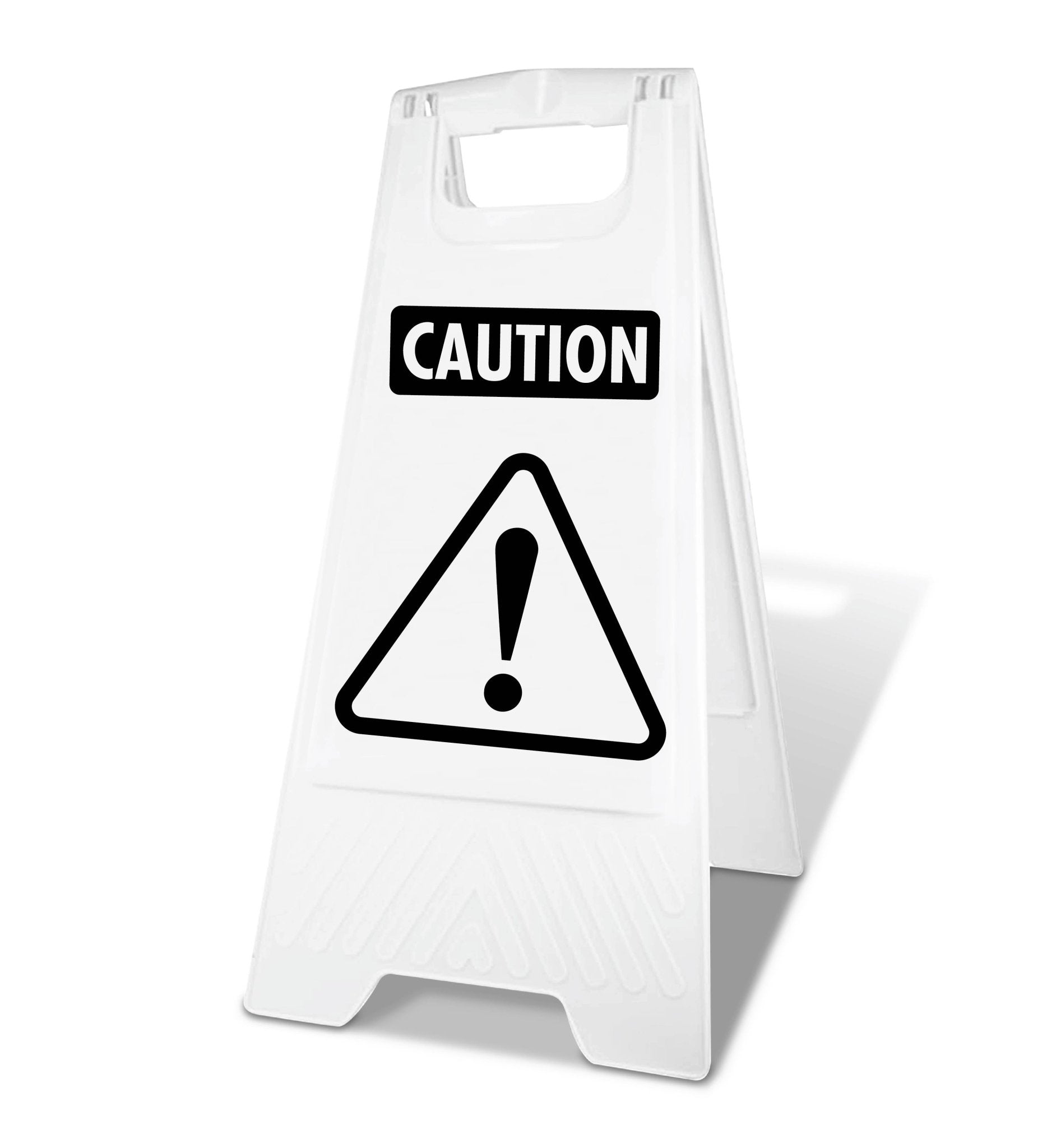 White A - Frame - Caution - New Signs