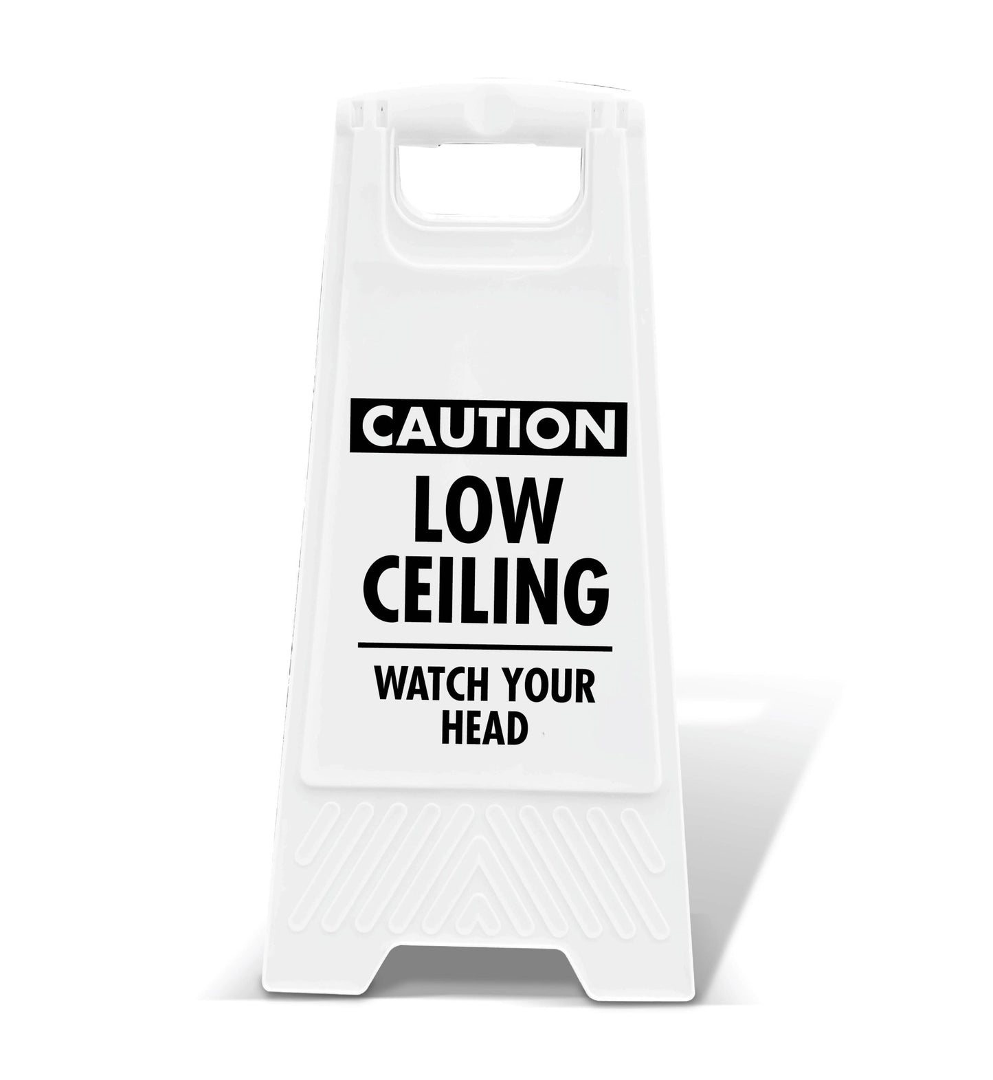 White A - Frame - Caution Low Ceiling - New Signs