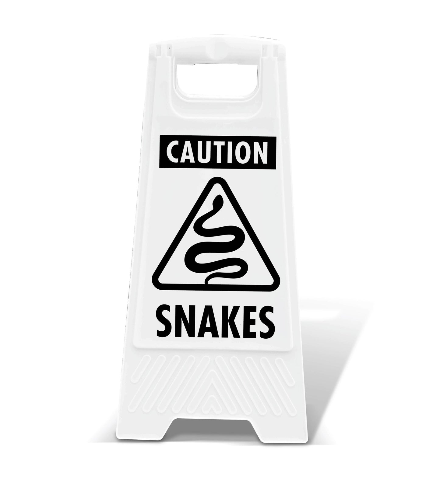 White A - Frame - Caution Snakes - New Signs