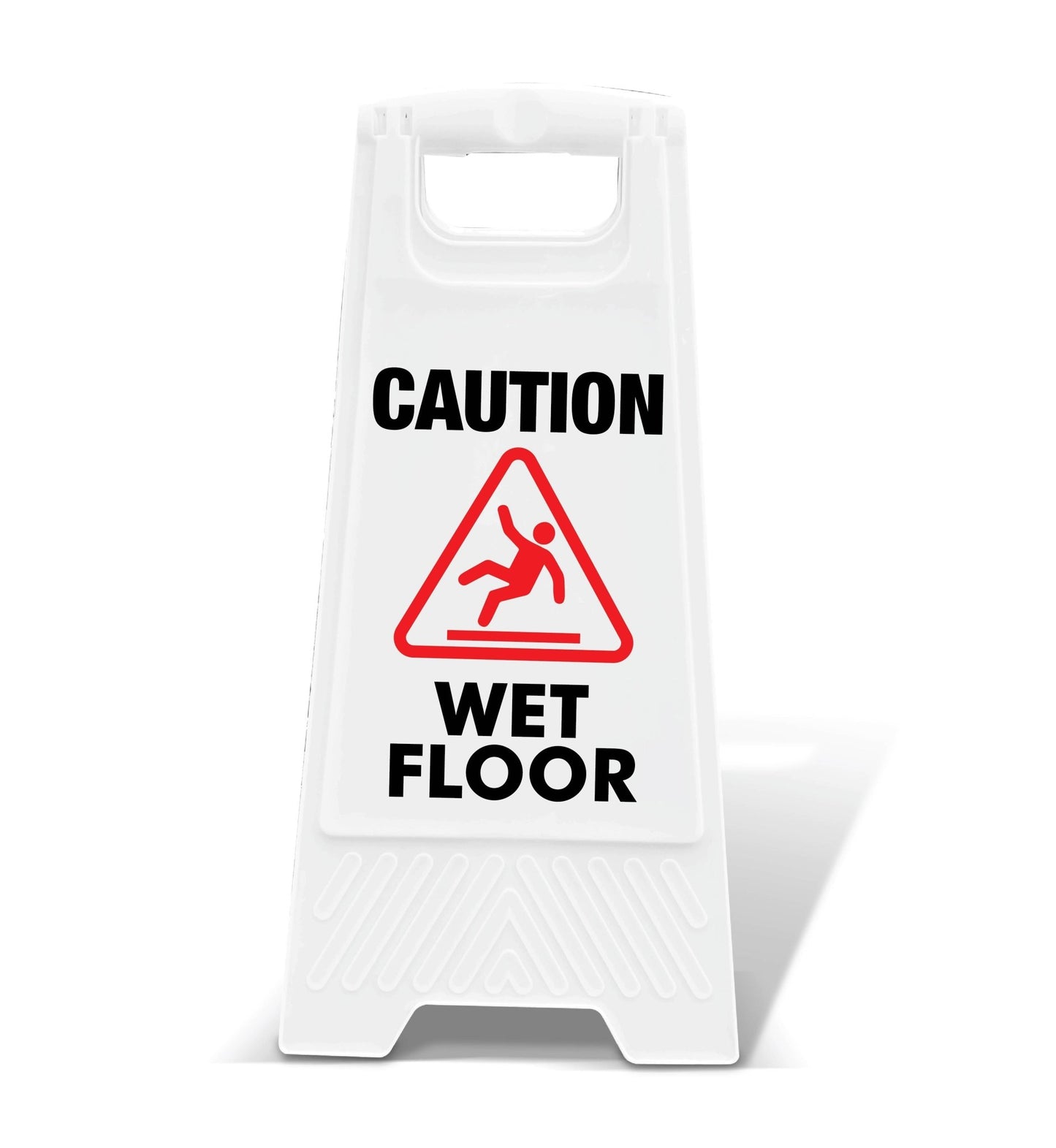 White A - Frame - Caution Wet Floor - New Signs