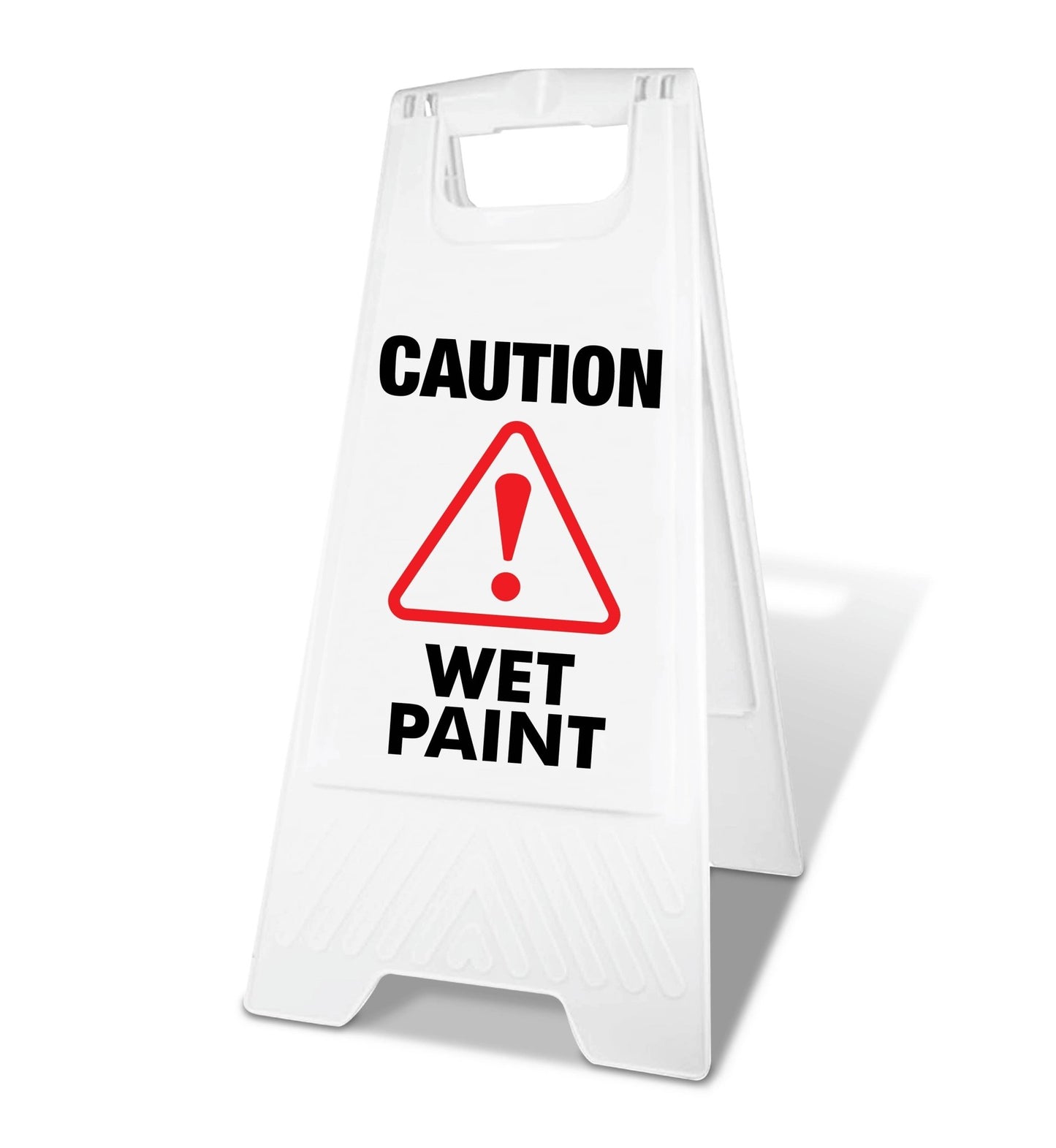 White A - Frame - Caution Wet Paint - New Signs