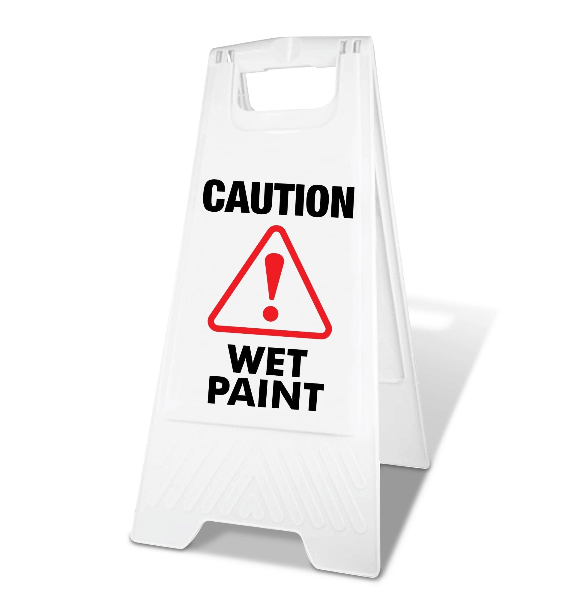 White A - Frame - Caution Wet Paint - New Signs