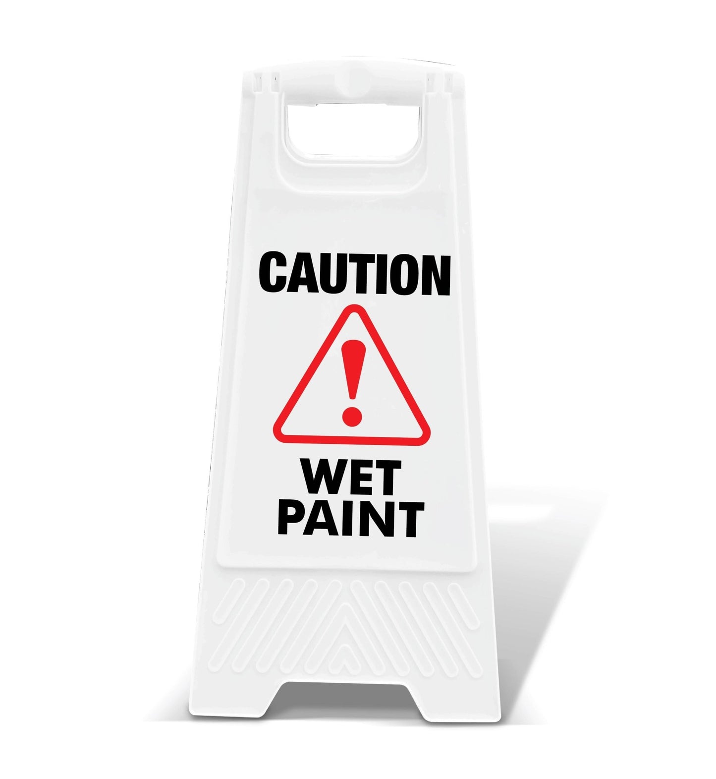 White A - Frame - Caution Wet Paint - New Signs